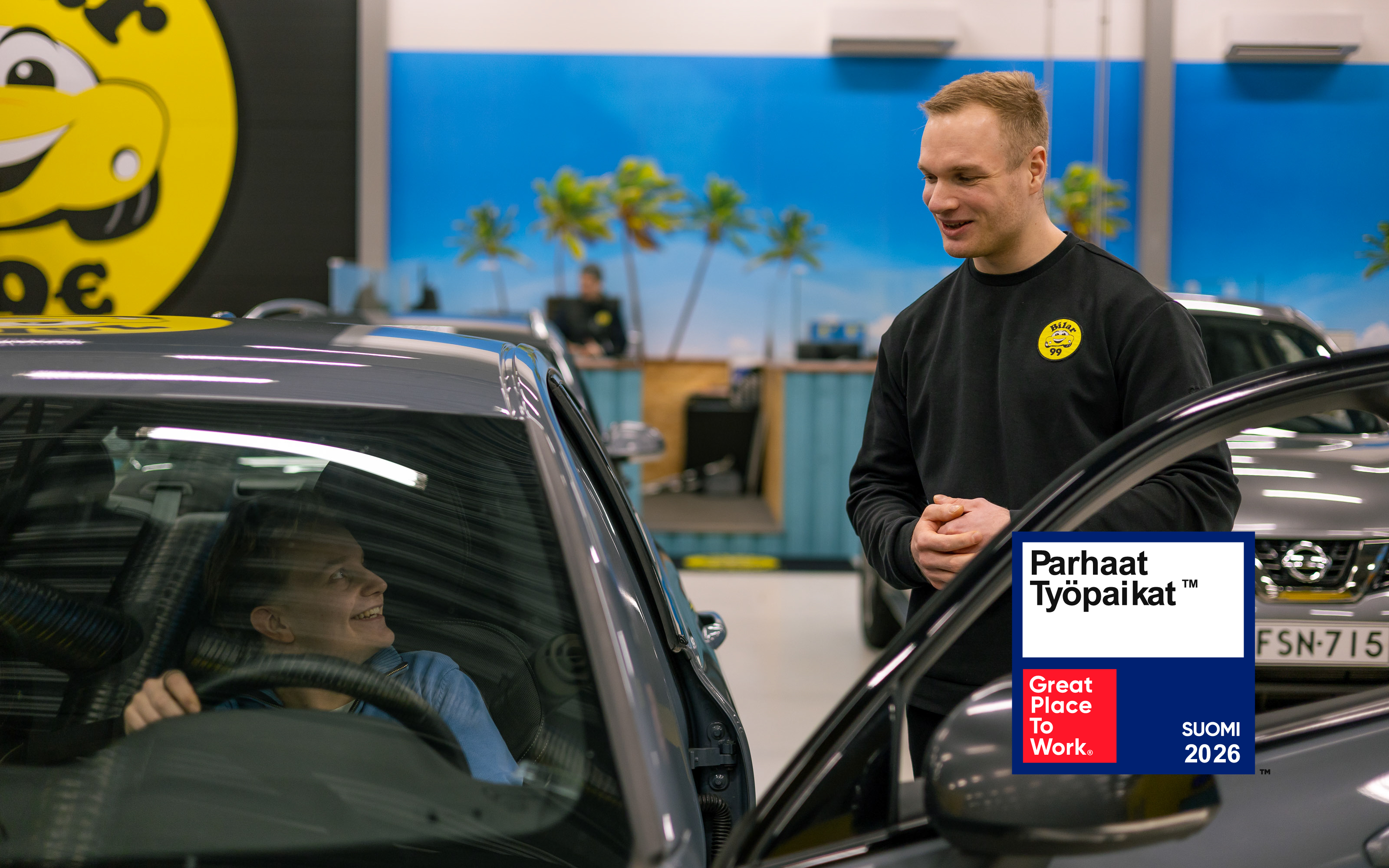 Hyvä työilmapiiri näkyy asiakkaalle parhaana palveluna