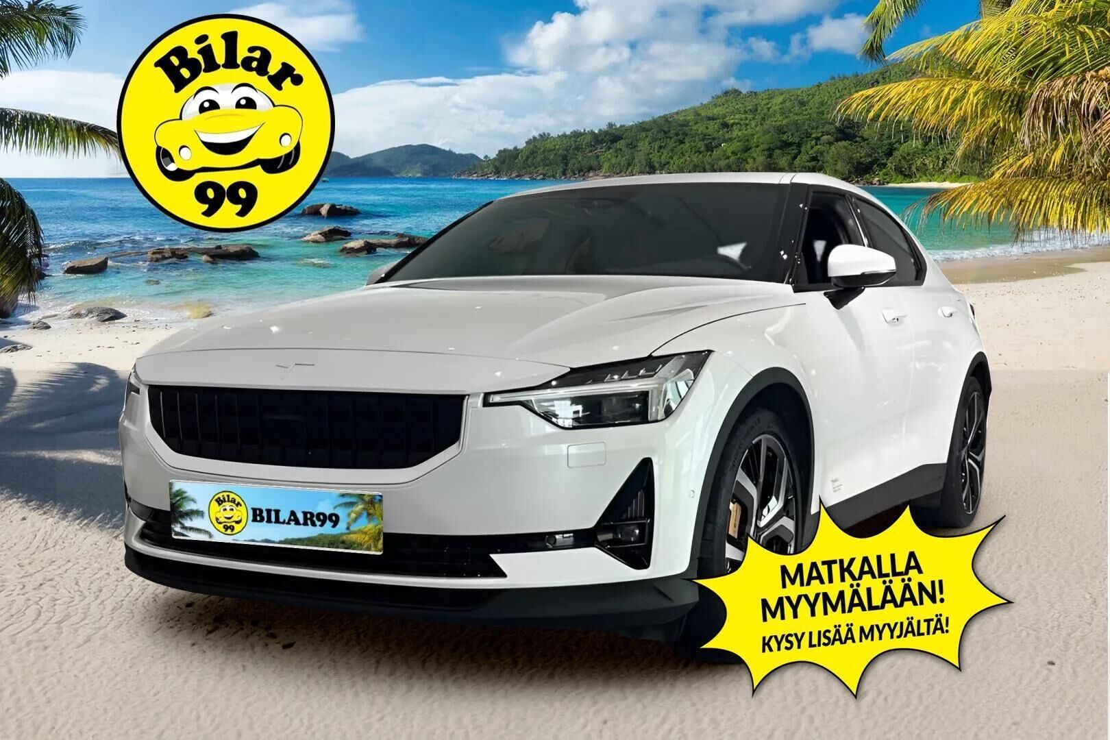 POLESTAR 2 2021 Launch Edition, 300kW, 78kWh - | Pilot&Plus | Koukku | Harman/Kardon | 360° | Lasikatto | ACC | Sporttipenkki Muistilla | Pixel-LED | Navi | Kaistavahti | Katveavustin | Keyless | Apple&Android | Merkkihuollot |