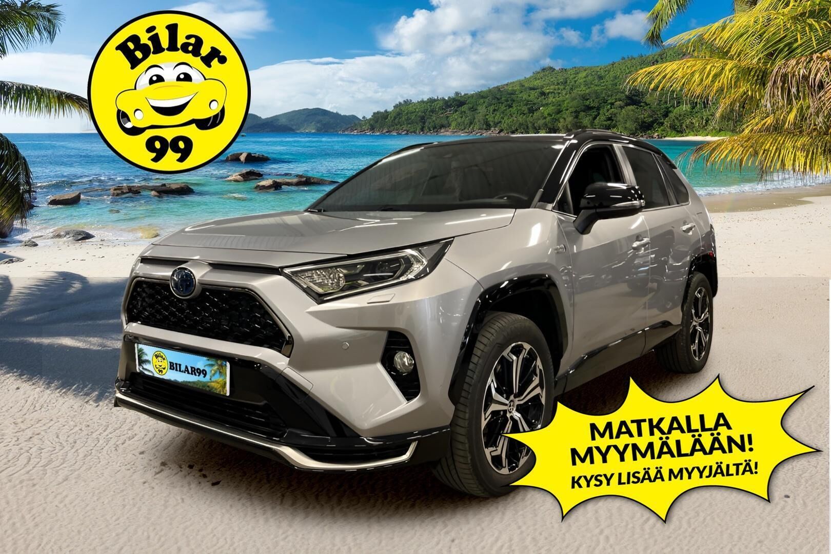 TOYOTA RAV4 PLUG-IN 2020 Hybrid 2,5 AWD-i Premium / BI-tone / Vetokoukku / Adapt.Vakkari / - 3,99 % KORKOTARJOUS TÄHÄN AUTOON - JBL / HUD / Navi / Nahkaverhoilu / Peruutuskamera / Lämmitettävä ohjauspyörä / TULOSSA //