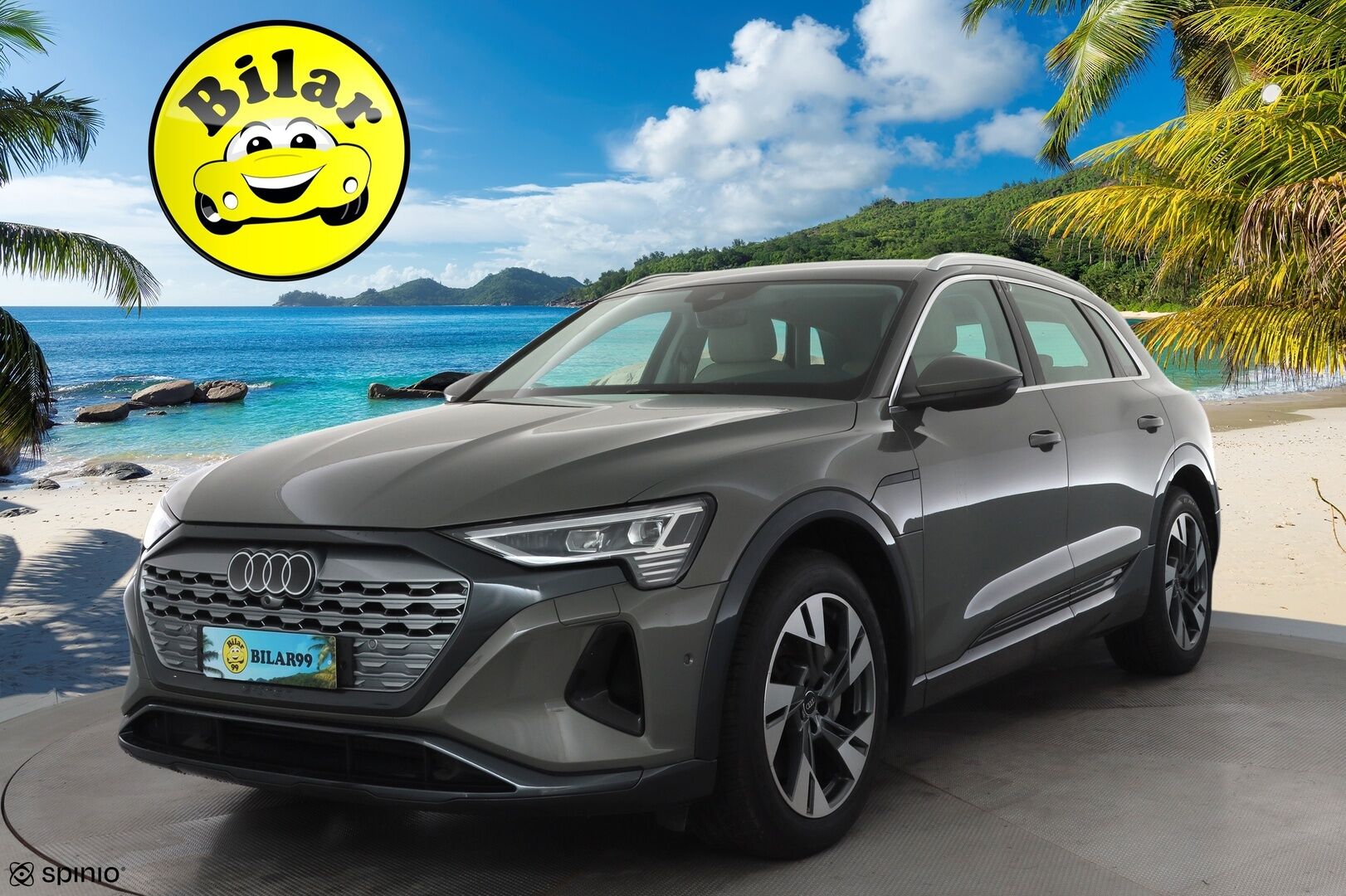 AUDI Q8 E-TRON 2024 55 - | ACC | Lisälämmitin | Koukku | Ilma-alusta | Matrix LED | Muistipenkki | P.Kamera | Nahat | Apple&Android | Merkkihuollettu |