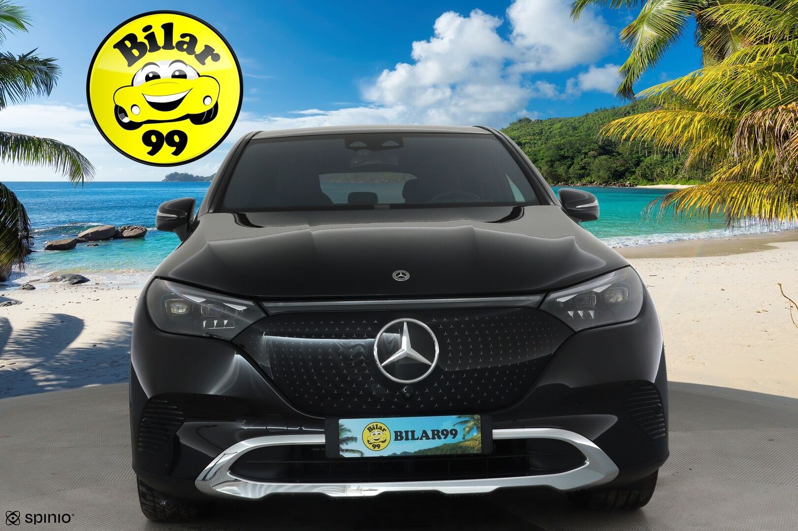 MERCEDES-BENZ EQE SUV 2023 350 4Matic * Distronic+ / Digital Light / 360° / Burmester / Muistipenkit / Panorama / Navi / KeylessGo / Koukku / ILP * - Kahdet renkaat aluvanteilla 