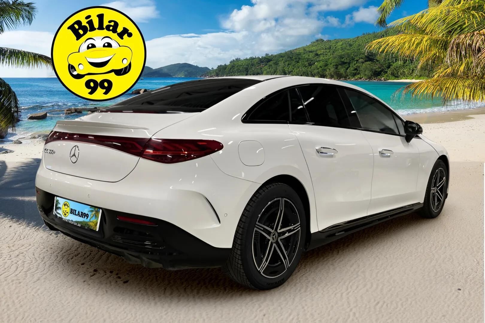 MERCEDES-BENZ EQE 2022 350+ AMG * Koukku / Distronic / Burmester / P.Kamera / Comfort-penkit Muistilla / LED / Navi / Kaistavahti / Keyless * - Akku kuntotarkastettu