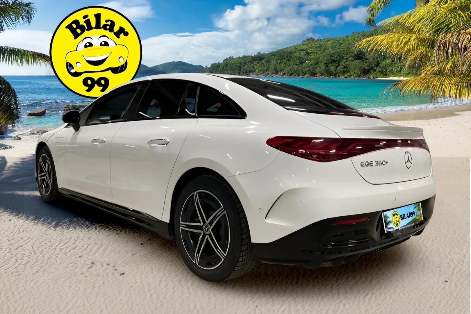 MERCEDES-BENZ EQE 2022 350+ AMG * Koukku / Distronic / Burmester / P.Kamera / Comfort-penkit Muistilla / LED / Navi / Kaistavahti / Keyless * - Akku kuntotarkastettu