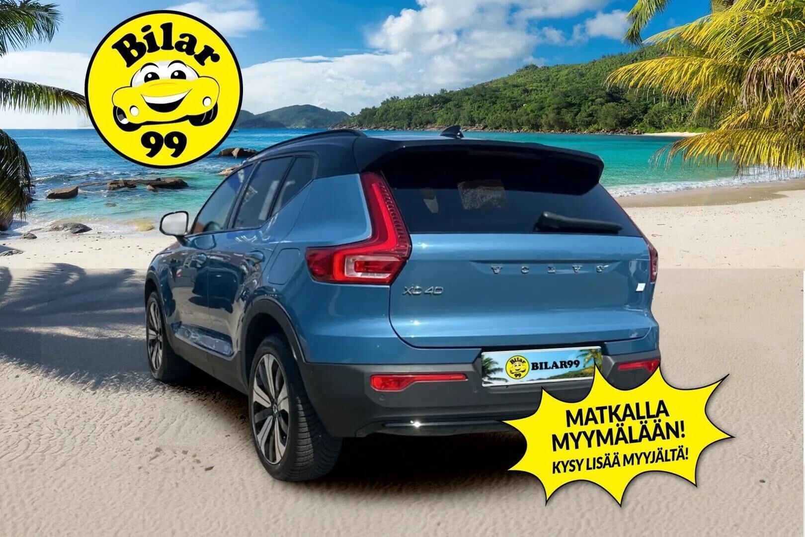 Volvo XC40 2023 Recharge Twin Ultimate aut - ILP / Koukku / 360 / ACC / H&K / Panorama kattoluukku / Kuskilla sähkösäätö + muisti / Led /