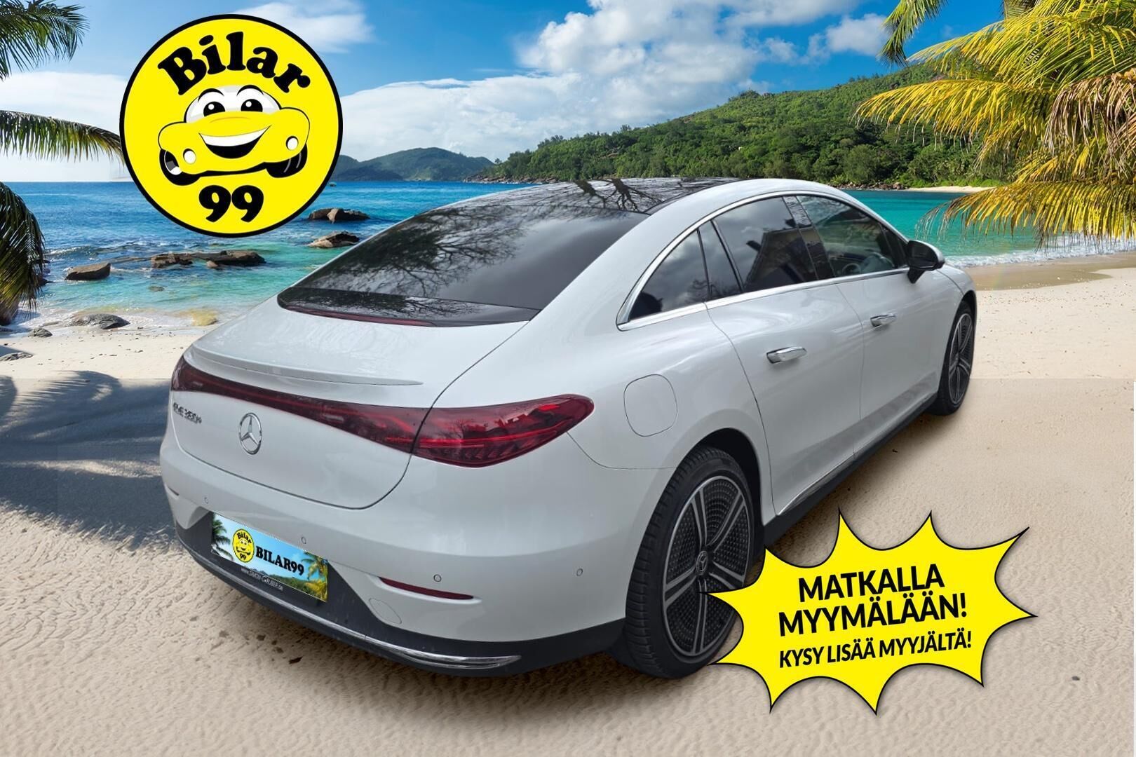 MERCEDES-BENZ EQE 2022 350+ / Distronic / Burmester / 360°-kamera / Tuuletetut muistipenkit / Digital Led / - HULLUT AVAJAISHULINAT KORKOTARJOUS 3,29 %