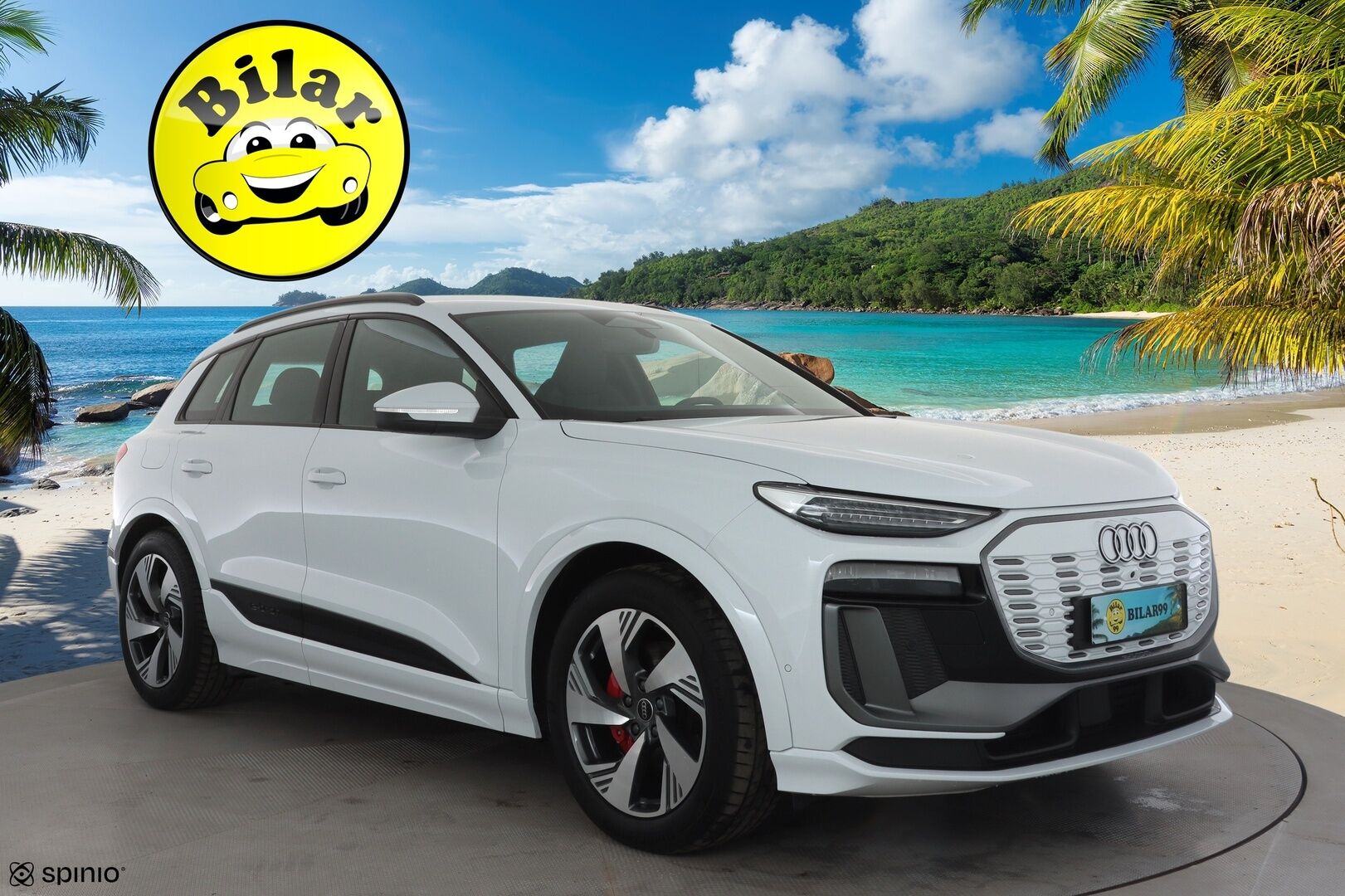 Audi Q6 e-tron 2024 quattro LE S line - ILP | Vetokoukku | ACC | Matrix LED | Akuston esilämmitys | Nahkasisusta | Sporttipenkit Muistilla | Merkkihuollot | 360-Kamera | Supervarusteet!