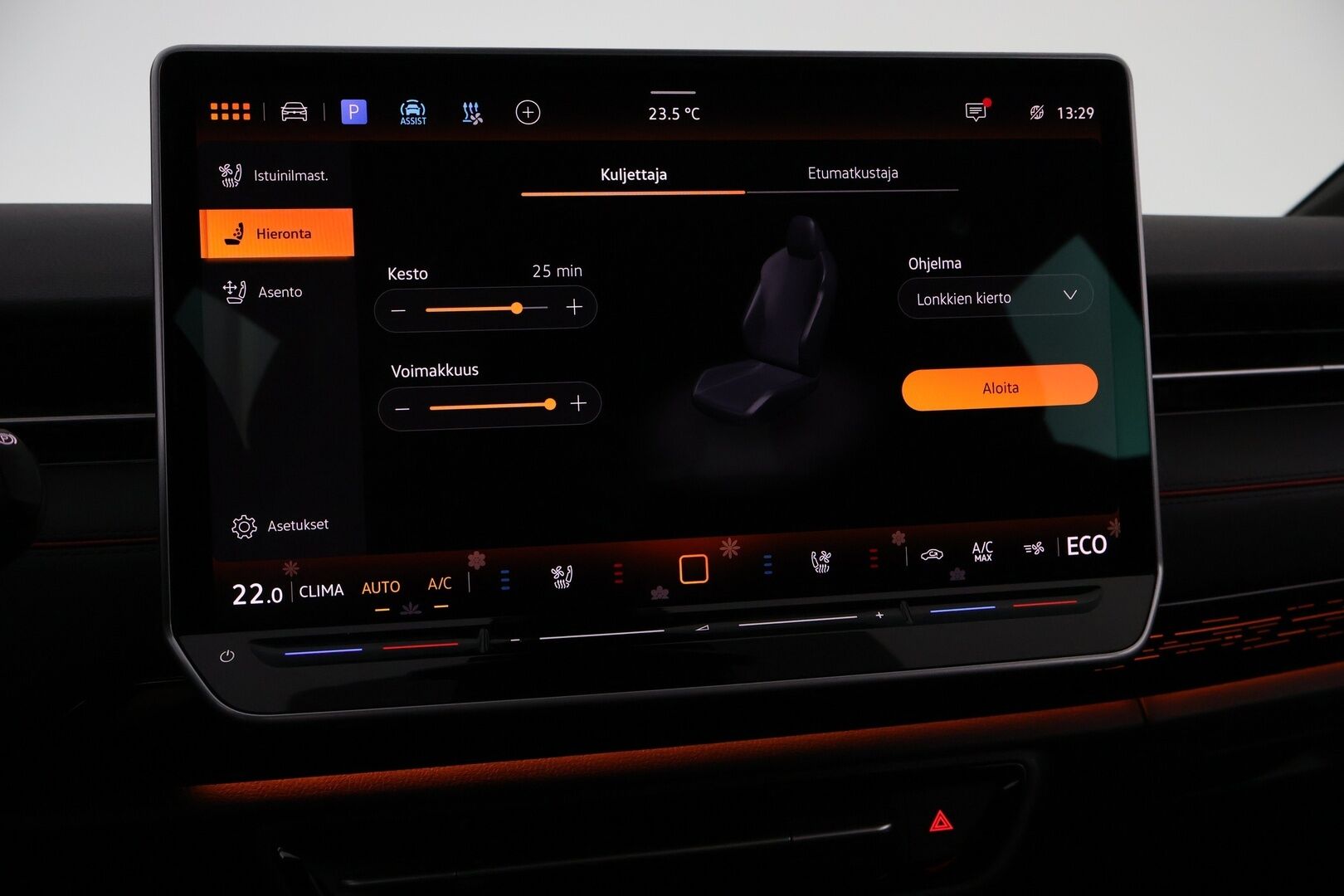 VOLKSWAGEN ID.7 2025 Tourer GTX 4Motion electric 250 kW *ALV* - 2,99 % KORKOTARJOUS TÄHÄN AUTOON - Lämpöpumppu / HUD / Harman&Kardon / Adapt.Vakkari / Vetokoukku / Ilmastoidut & Hierovat Etuistuimet / 360-Kamera / Lasikatto / IQ Matrix Led / Upea!