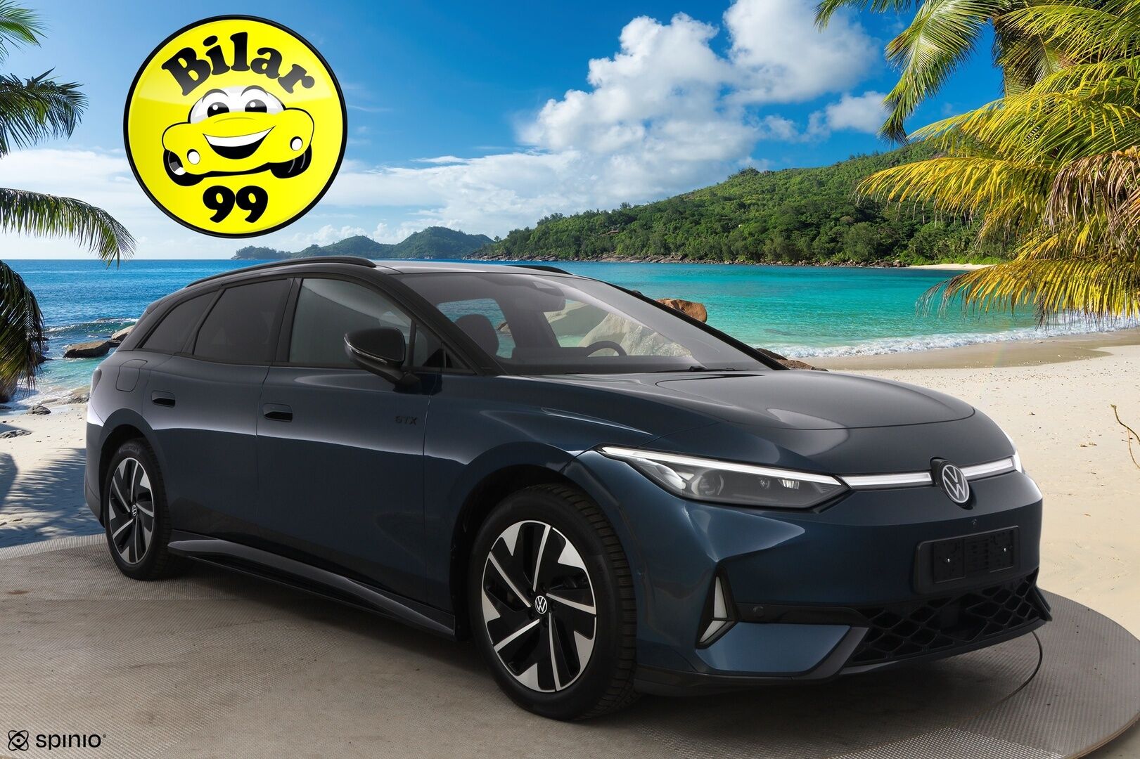 VOLKSWAGEN ID.7 2025 Tourer GTX 4Motion electric 250 kW *ALV* - 2,99 % KORKOTARJOUS TÄHÄN AUTOON - Lämpöpumppu / HUD / Harman&Kardon / Adapt.Vakkari / Vetokoukku / Ilmastoidut & Hierovat Etuistuimet / 360-Kamera / Lasikatto / IQ Matrix Led / Upea!