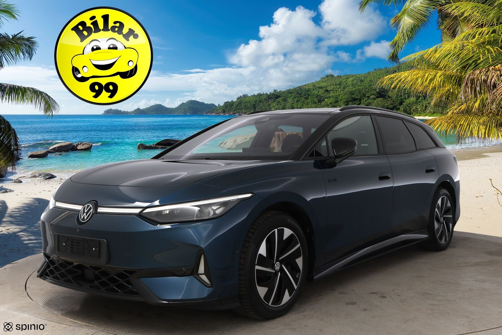 VOLKSWAGEN ID.7 2025 Tourer GTX 4Motion electric 250 kW *ALV* - 2,99 % KORKOTARJOUS TÄHÄN AUTOON - Lämpöpumppu / HUD / Harman&Kardon / Adapt.Vakkari / Vetokoukku / Ilmastoidut & Hierovat Etuistuimet / 360-Kamera / Lasikatto / IQ Matrix Led / Upea!
