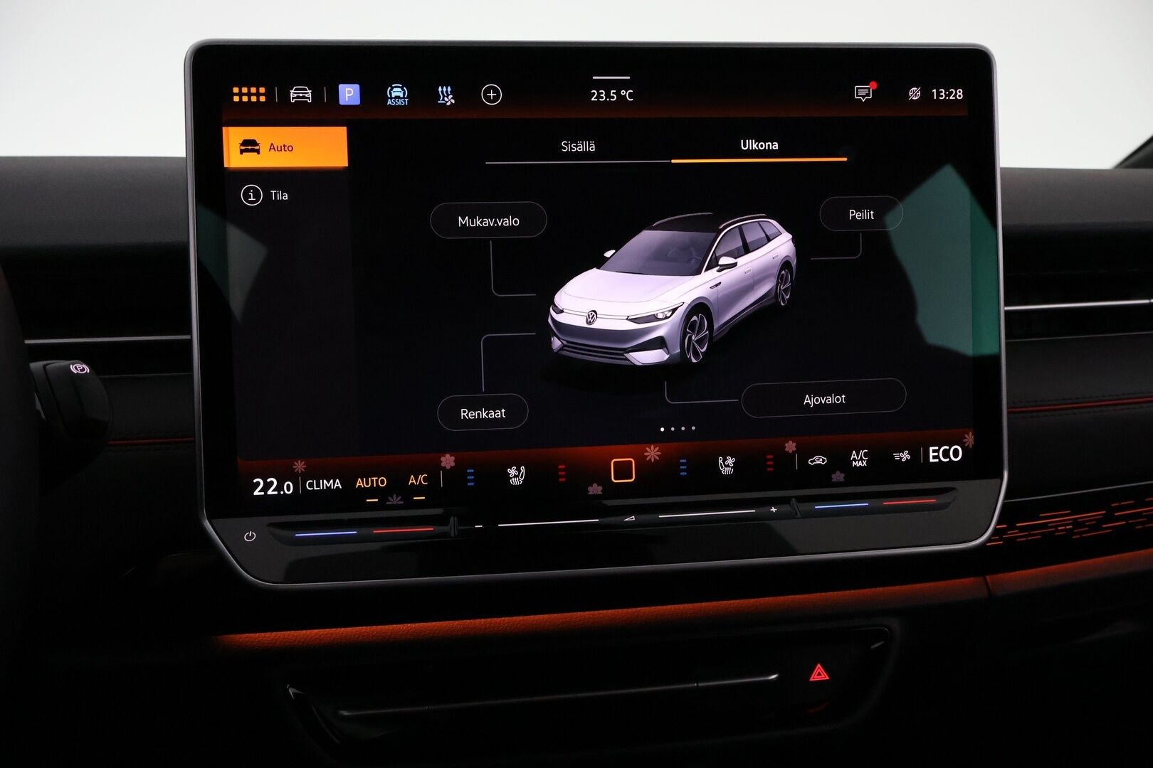 VOLKSWAGEN ID.7 2025 Tourer GTX 4Motion electric 250 kW *ALV* - 2,99 % KORKOTARJOUS TÄHÄN AUTOON - Lämpöpumppu / HUD / Harman&Kardon / Adapt.Vakkari / Vetokoukku / Ilmastoidut & Hierovat Etuistuimet / 360-Kamera / Lasikatto / IQ Matrix Led / Upea!