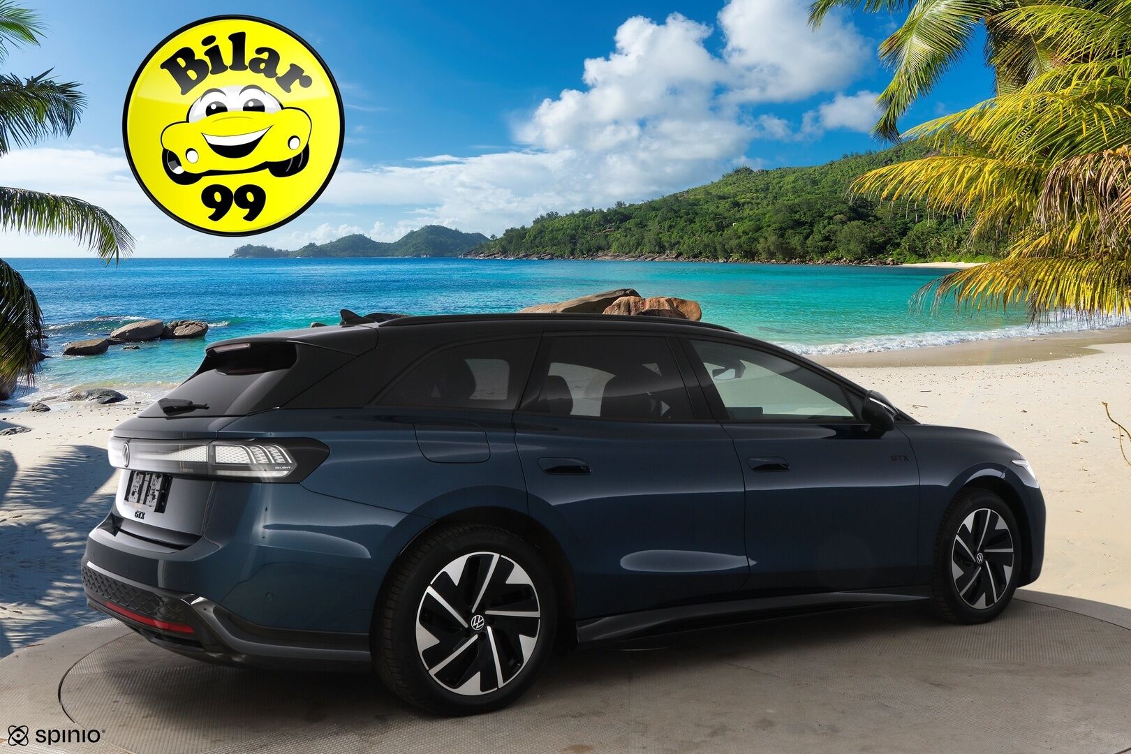 VOLKSWAGEN ID.7 2025 Tourer GTX 4Motion electric 250 kW *ALV* - 2,99 % KORKOTARJOUS TÄHÄN AUTOON - Lämpöpumppu / HUD / Harman&Kardon / Adapt.Vakkari / Vetokoukku / Ilmastoidut & Hierovat Etuistuimet / 360-Kamera / Lasikatto / IQ Matrix Led / Upea!