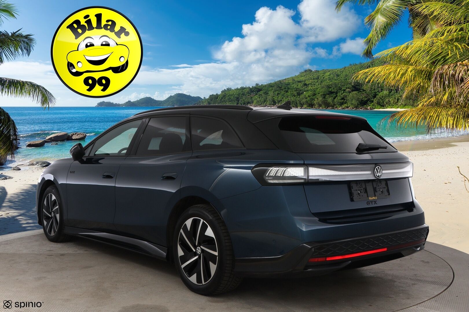 VOLKSWAGEN ID.7 2025 Tourer GTX 4Motion electric 250 kW *ALV* - 2,99 % KORKOTARJOUS TÄHÄN AUTOON - Lämpöpumppu / HUD / Harman&Kardon / Adapt.Vakkari / Vetokoukku / Ilmastoidut & Hierovat Etuistuimet / 360-Kamera / Lasikatto / IQ Matrix Led / Upea!