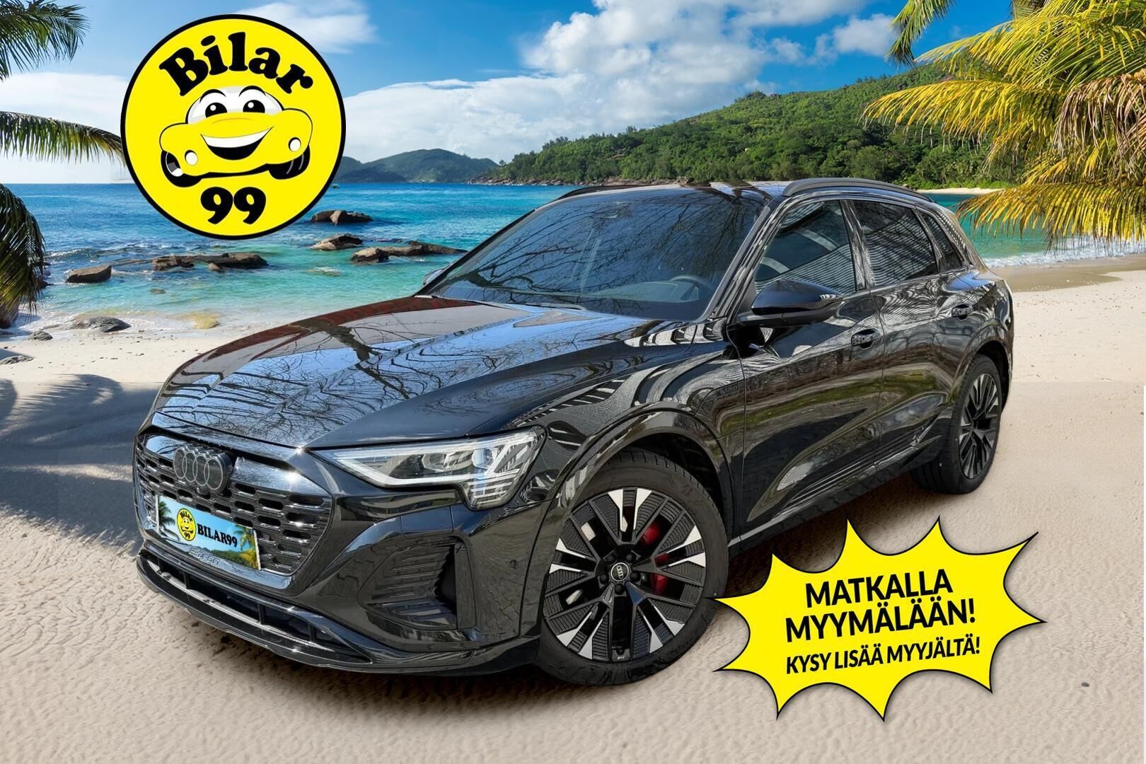 AUDI Q8 E-TRON 2023 50 quattro S line / ACC / 360°-kamera / Bang&Olufsen / Muistipenkit / Matrix-LED / Vetokoukku - Tulossa - HULLUT AVAJAISHULINAT KORKOTARJOUS 3,29 %