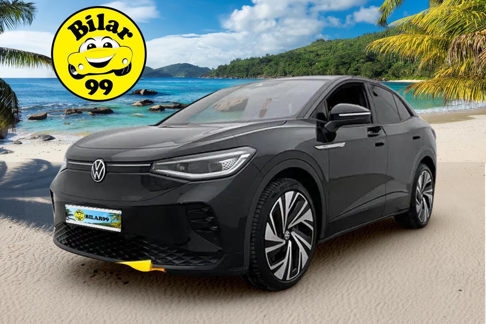 VOLKSWAGEN ID.5 2022 GTX Dual Motor AWD 77kWh ** Vetokoukku / Lämpöpumppu / P-Kamera / TULOSSA ** - 3,99 % KORKOTARJOUS TÄHÄN AUTOON - 31.5. ASTI! - 2x vanteet / Adapt.vakkari / Navi / iQ LED