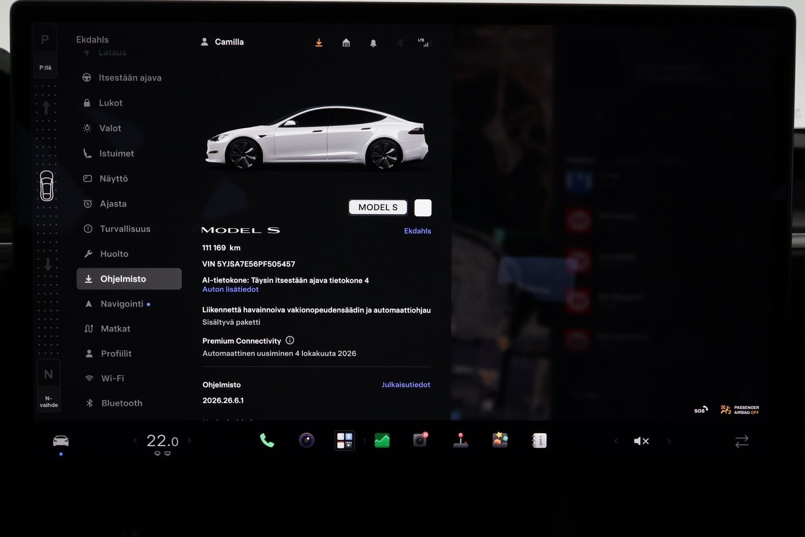 TESLA MODEL S 2023 Long Range AMD Ryzen - | ILP | Ilma-alusta | ACC | Lasikatto | Matrix-LED | P.kamera | Ilmastoitu Muistipenkki | Premium Audio | Navi | Kaistavahti | Keyless | 2x Latauskaapelit | Kahdet renkaat |