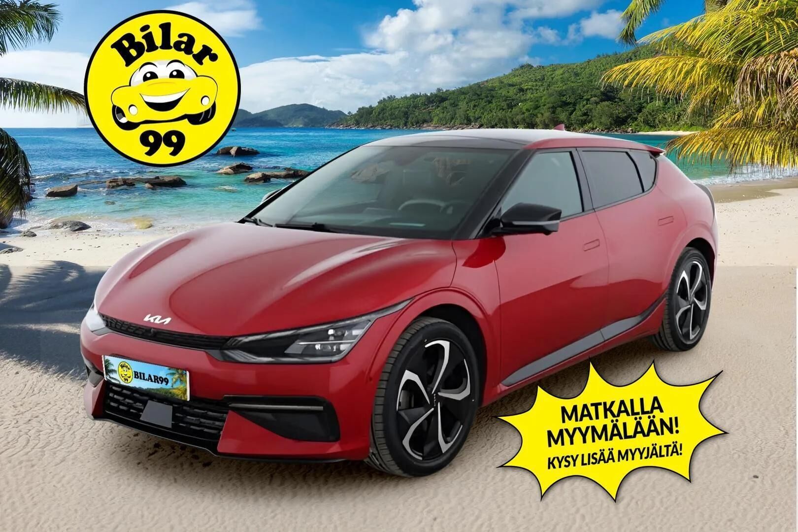 KIA EV6 2022 GT-Line AWD 77 kWh 325 hv - | ACC | Koukku | Ilmastoidut penkit | ILP | Meridian | HUD | 360° |
