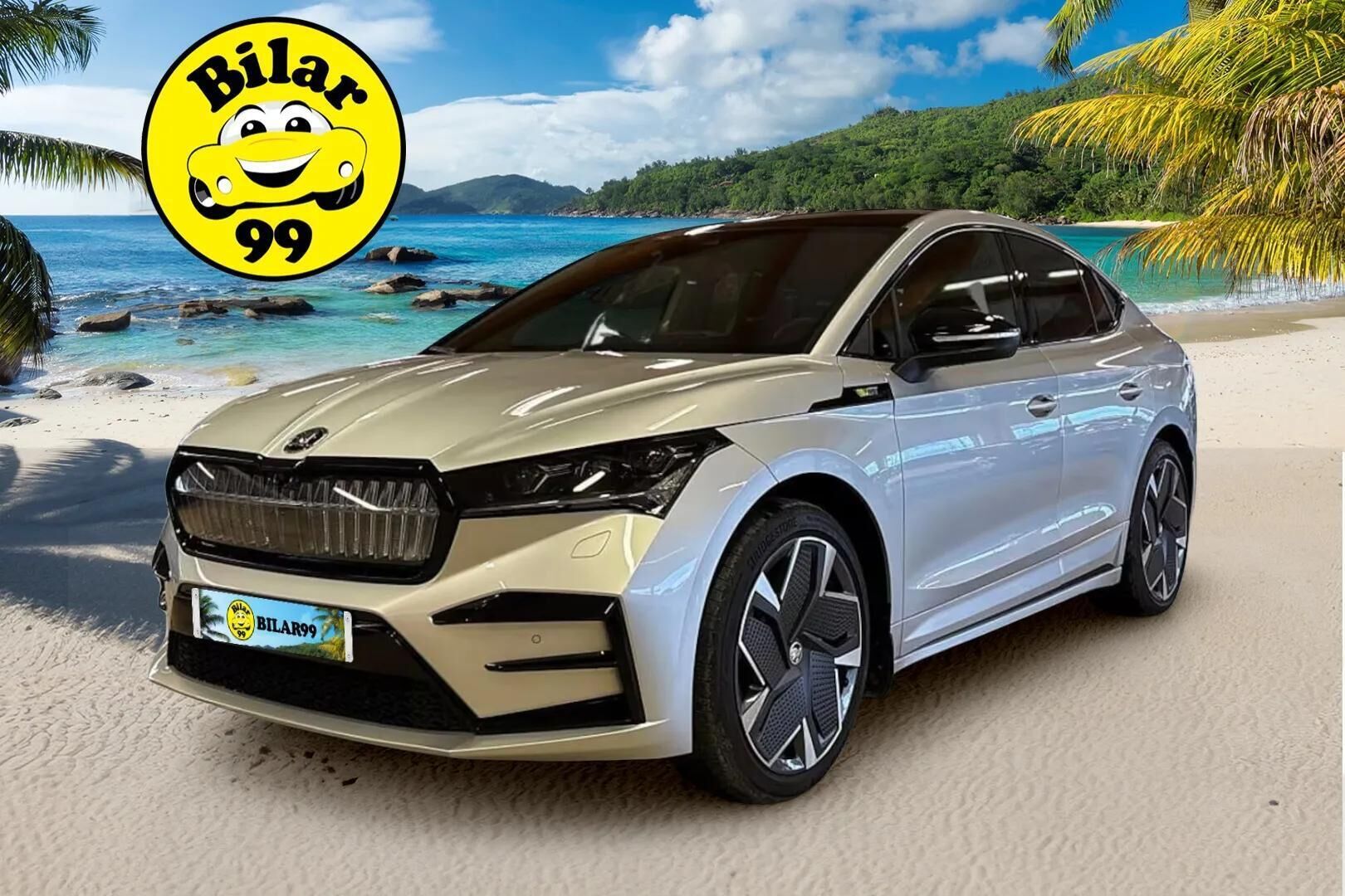 SKODA ENYAQ 2024 Coupe 85x 4x4 RS ** Panorama / Canton / HUD / Muistipenkki / Koukku ** - Akuston esilämmitys / ILP / 2x vanteet - HULLUT AVAJAISHULINAT KORKOTARJOUS 3,29 %