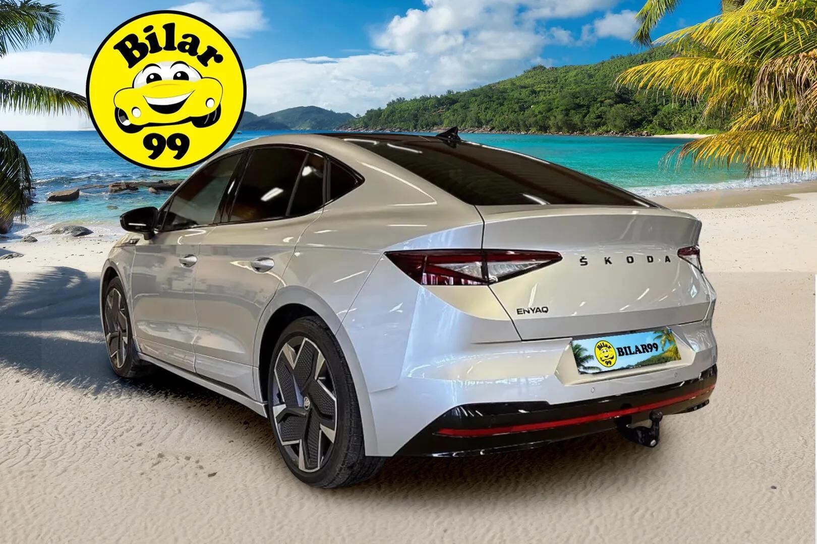 SKODA ENYAQ 2024 Coupe 85x 4x4 RS ** Panorama / Canton / HUD / Muistipenkki / Koukku ** - Akuston esilämmitys / ILP / 2x vanteet - HULLUT AVAJAISHULINAT KORKOTARJOUS 3,29 %