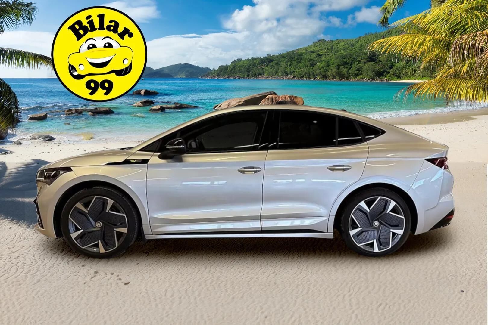 SKODA ENYAQ 2024 Coupe 85x 4x4 RS ** Panorama / Canton / HUD / Muistipenkki / Koukku ** - Akuston esilämmitys / ILP / 2x vanteet - HULLUT AVAJAISHULINAT KORKOTARJOUS 3,29 %