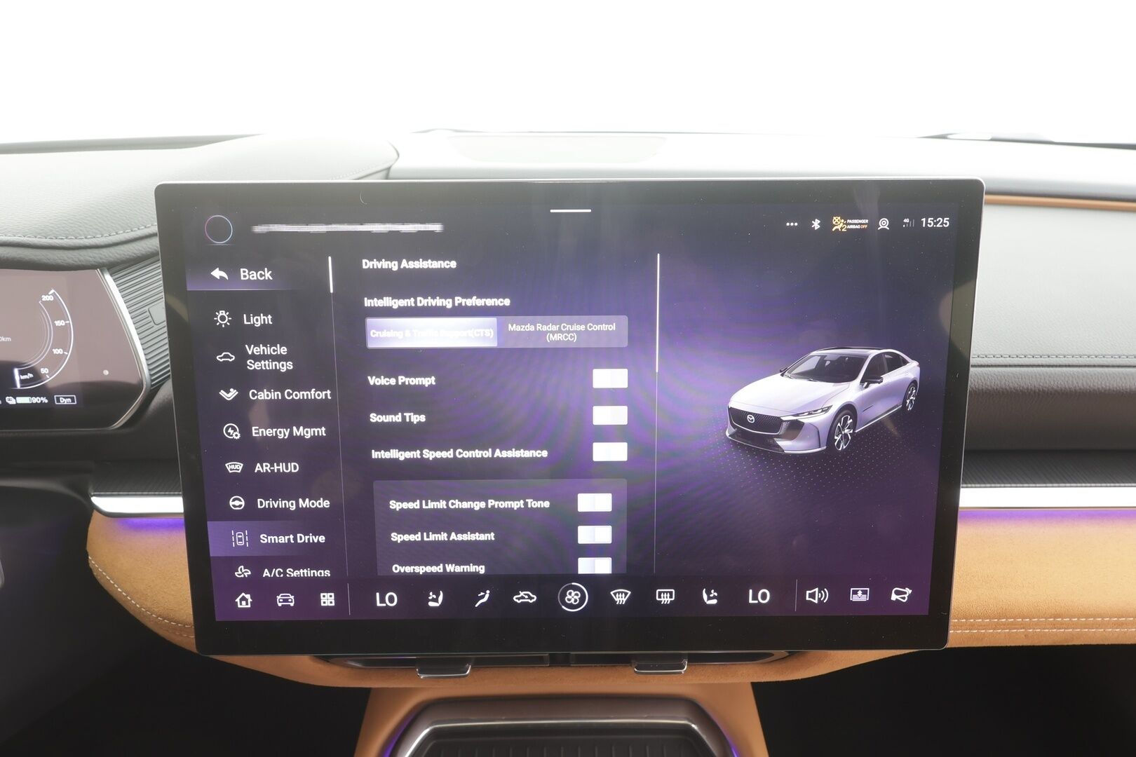 MAZDA 6 2025 e Takumi Plus - | ACC | ILP | Ilm. istuimet sähköllä | HUD | Panorama | Sony | Nahka-mokkakangas -verhoilu | 360° | CTS | BSM | Apple & Android | Ambient light |