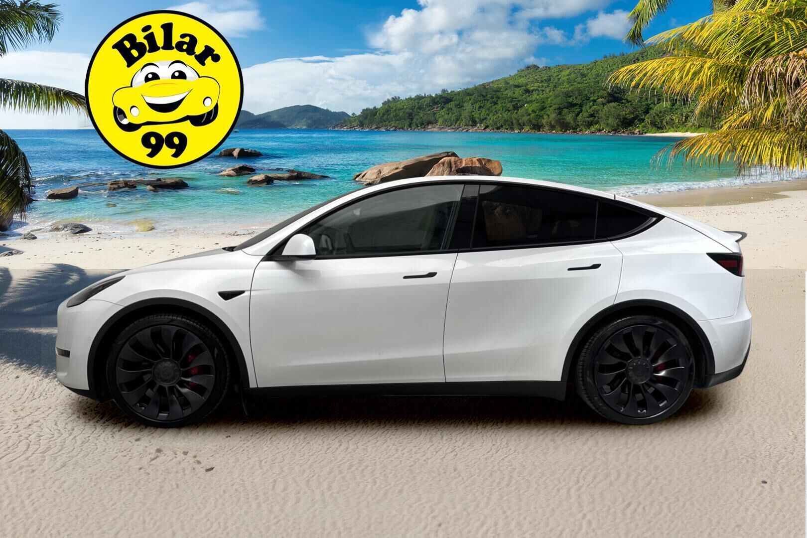 TESLA MODEL Y 2022 Performance ** Vetokoukku / 2x vanteet / Lämpöpumppu / AMD Ryzen ** - 3,99 % KORKOTARJOUS TÄHÄN AUTOON - 31.5. ASTI! - 