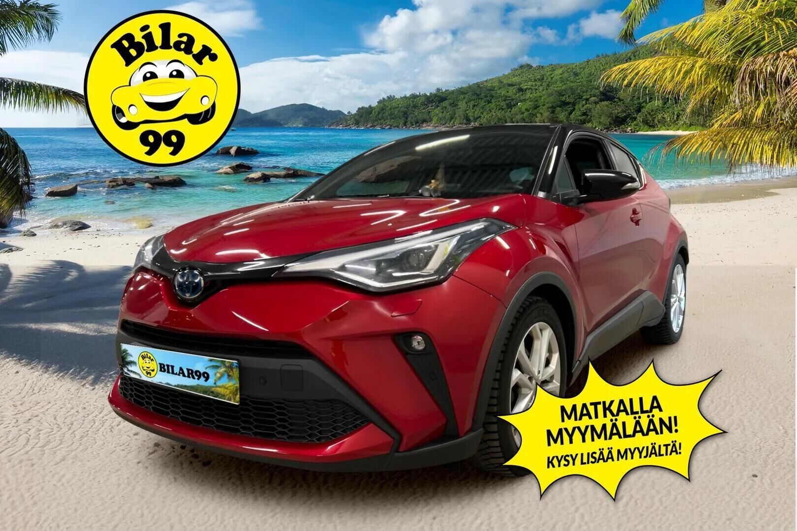 TOYOTA C-HR 2023 2,0 Hybrid Premium / Adapt.Vakkari / Peruutuskamera / JBL / Nahkaverhoilu / Irroitettava vetokoukku / BI-toneväri / TULOSSA // - HULLUT AVAJAISHULINAT KORKOTARJOUS 3,29 %