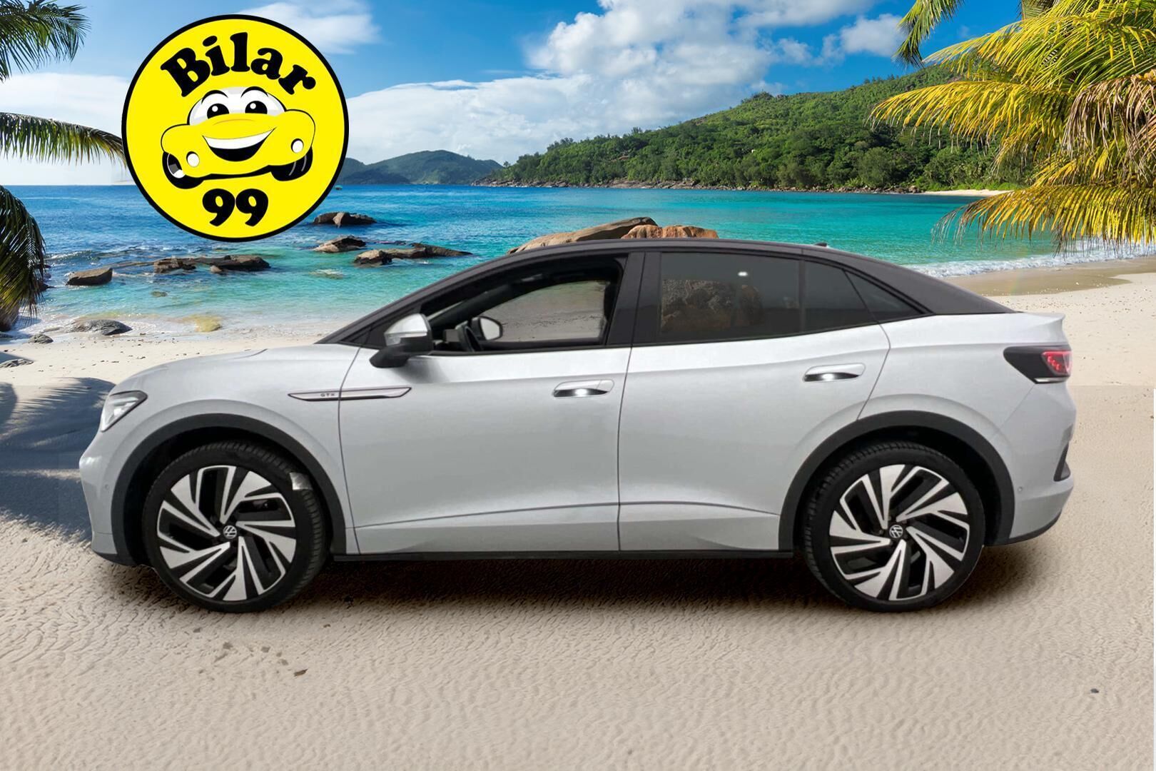 VOLKSWAGEN ID.5 2022 GTX Dual Motor AWD 77kWh ** Panorama / Koukku / P-Kamera / Lämpöpumppu / TULOSSA ** - 3,99 % KORKOTARJOUS TÄHÄN AUTOON - 21" vanteet / Adapt. vakkari / IQ.Light / 2x vanteet 