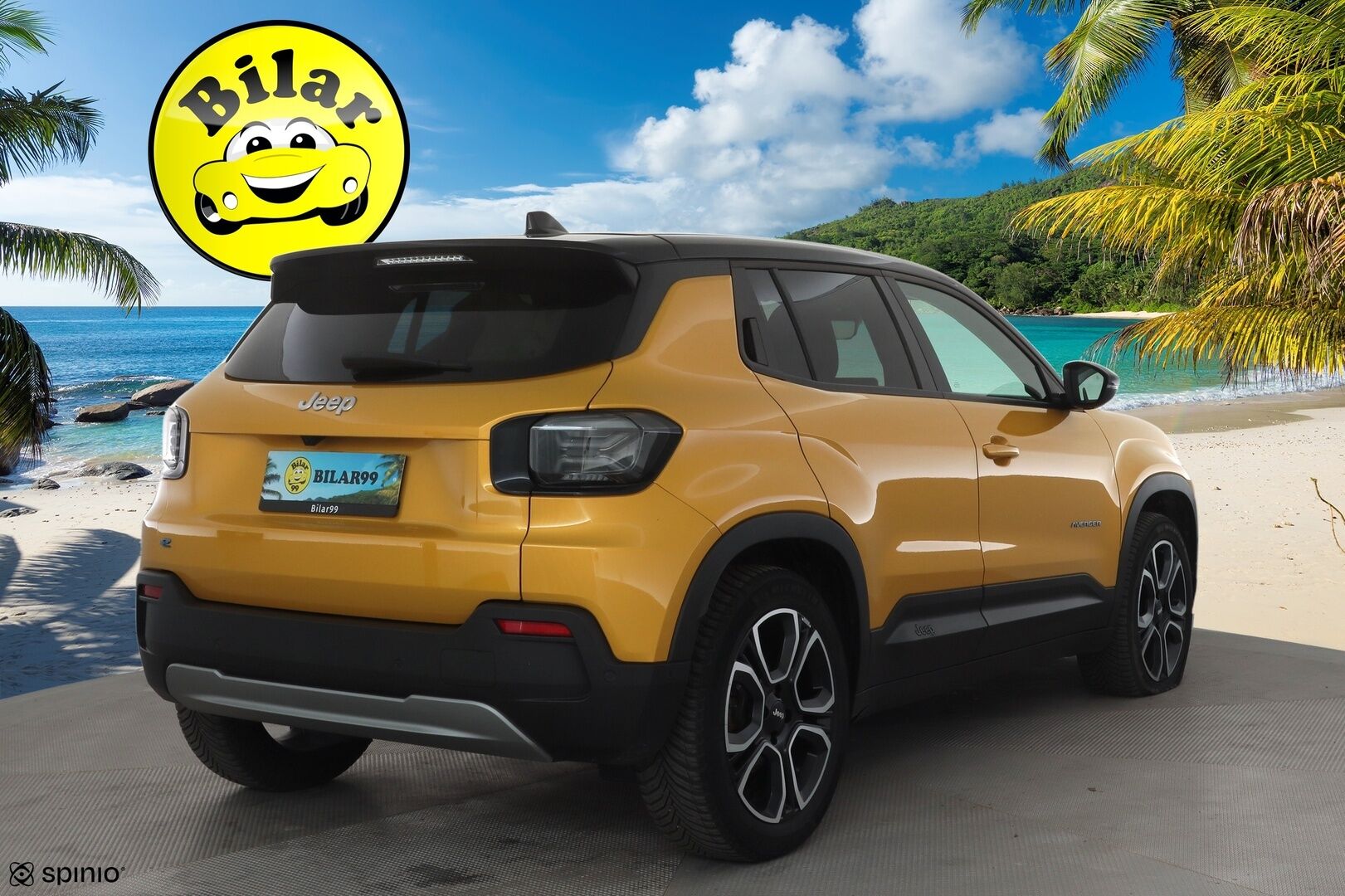 Jeep Avenger 2023 54kWh Automaatti Summit - | ACC | ILP | 11kw lataus | Puolinahat | P.kamera | Lane Assist | BSM | Ambient | Digimittaristo | LED | Apple & Android | Merkkihuollot | 2x renkaat | 
