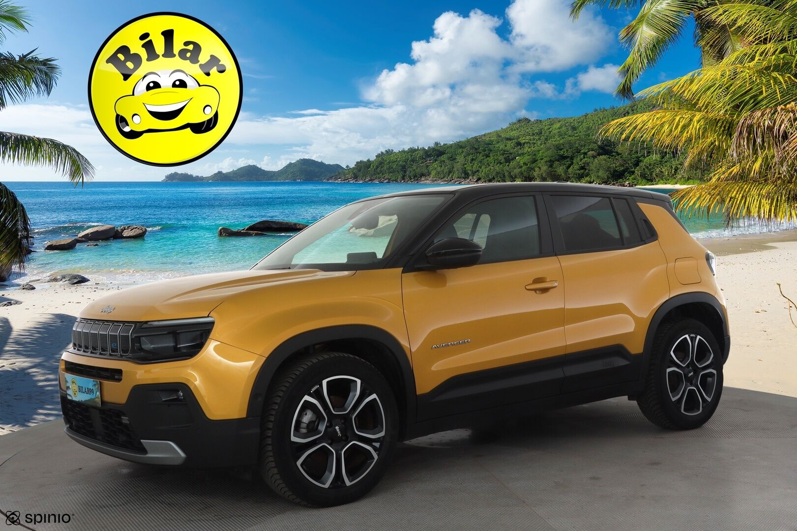 Jeep Avenger 2023 54kWh Automaatti Summit - | ACC | ILP | 11kw lataus | Puolinahat | P.kamera | Lane Assist | BSM | Ambient | Digimittaristo | LED | Apple & Android | Merkkihuollot | 2x renkaat | 