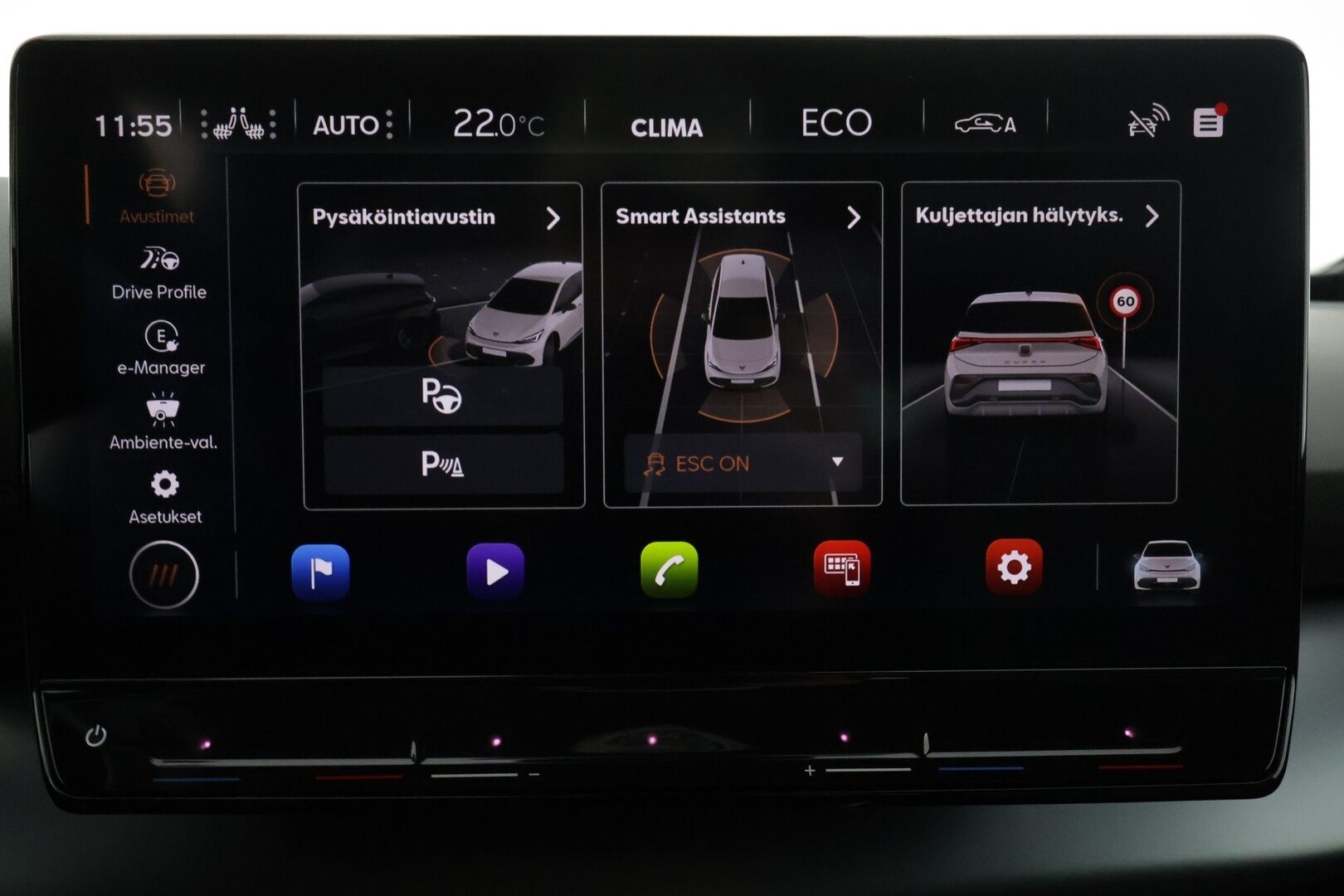 CUPRA Born 2023 e-Boost 170 kW 58 kWh - | ACC | ILP | Sähköpenkit hieronnalla | Bucket Seat | Keyless | P.kamera | Lane Assist | Side Assist | LED | Ambient light | 2x renkaat aluin | 