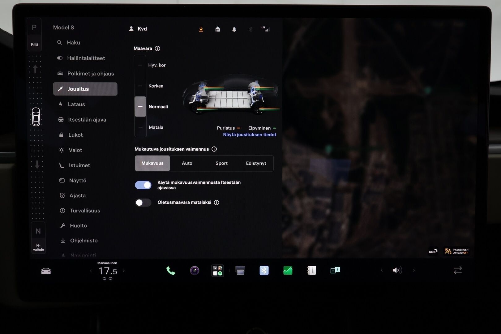 TESLA MODEL S 2023 Long Range - | ILP | Ilma-alusta | ACC | Lasikatto | Matrix-LED | P.kamera | Muistipenkki | Premium Audio | Navi | Kaistavahti | Keyless | 2x Latauskaapelit | Kahdet renkaat |