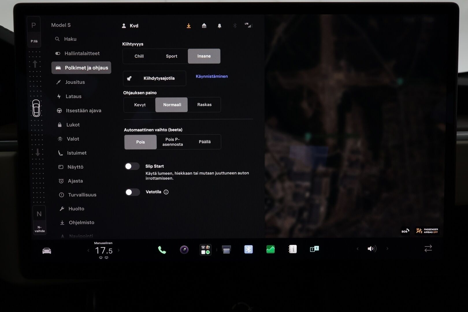 TESLA MODEL S 2023 Long Range - | ILP | Ilma-alusta | ACC | Lasikatto | Matrix-LED | P.kamera | Muistipenkki | Premium Audio | Navi | Kaistavahti | Keyless | 2x Latauskaapelit | Kahdet renkaat |