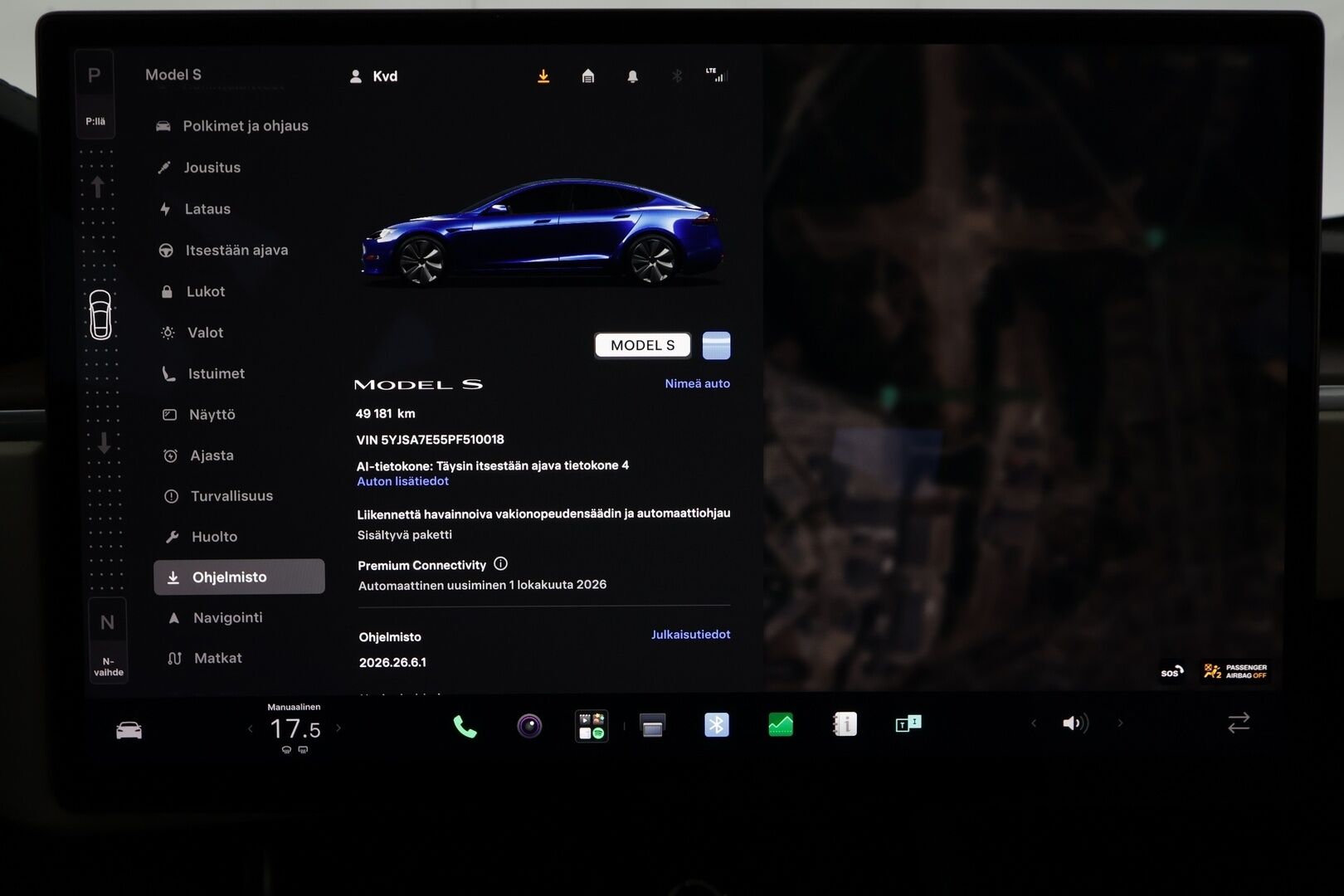 TESLA MODEL S 2023 Long Range - | ILP | Ilma-alusta | ACC | Lasikatto | Matrix-LED | P.kamera | Muistipenkki | Premium Audio | Navi | Kaistavahti | Keyless | 2x Latauskaapelit | Kahdet renkaat |