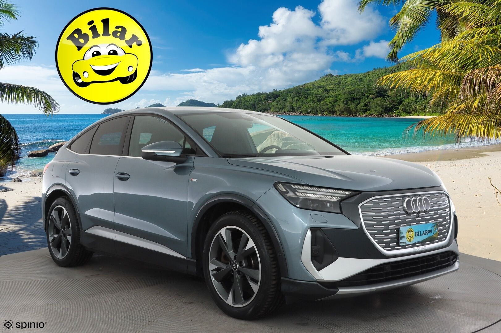 AUDI Q4 E-TRON 2023 40 Sportback S-line - | ACC | ILP | Matrix | Koukku | Sporttipenkit | P.kamera | Ambient | Audi sound system | Sähk. takaluukku |