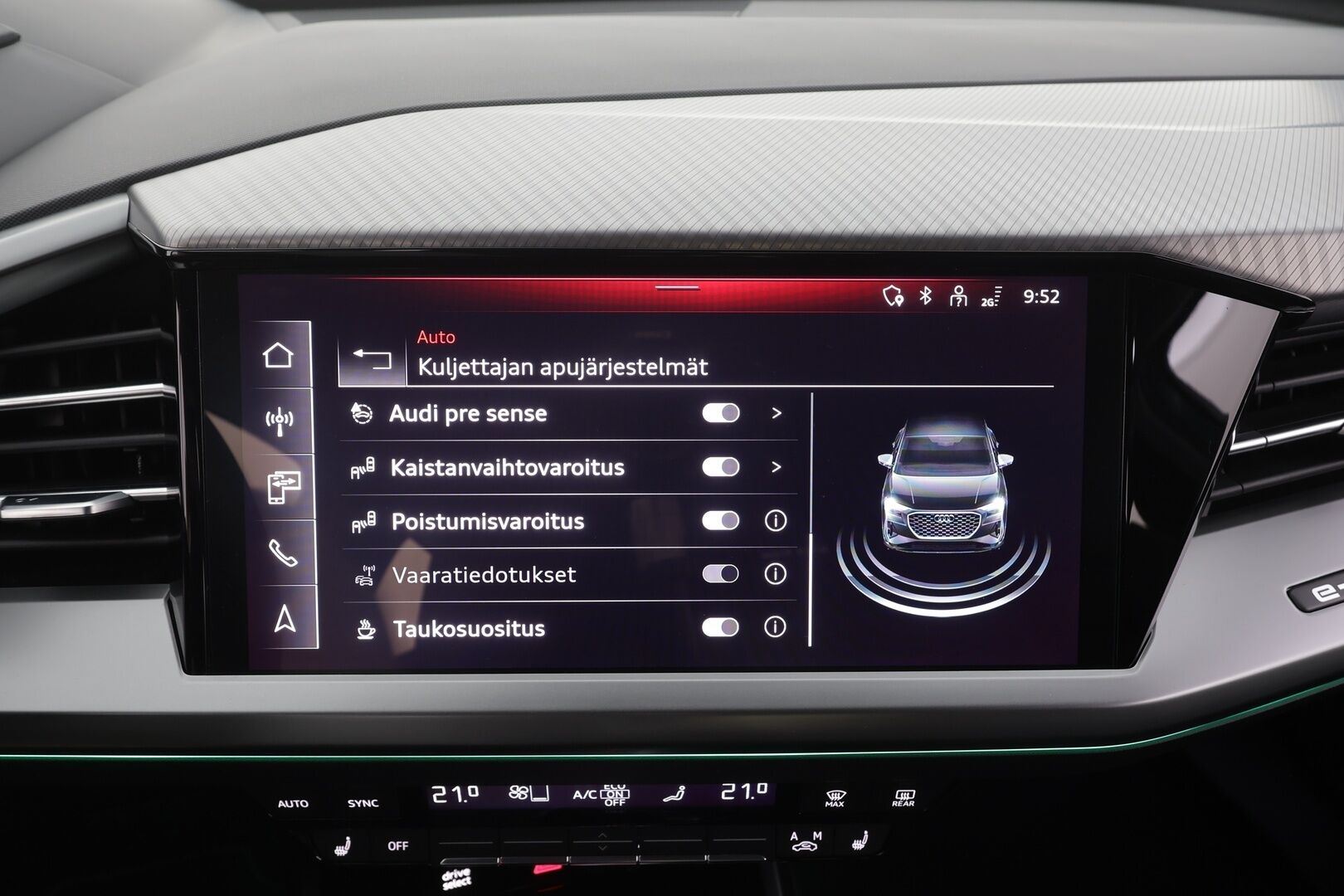 AUDI Q4 E-TRON 2023 40 Sportback S-line - | ACC | ILP | Matrix | Koukku | Sporttipenkit | P.kamera | Ambient | Audi sound system | Sähk. takaluukku |