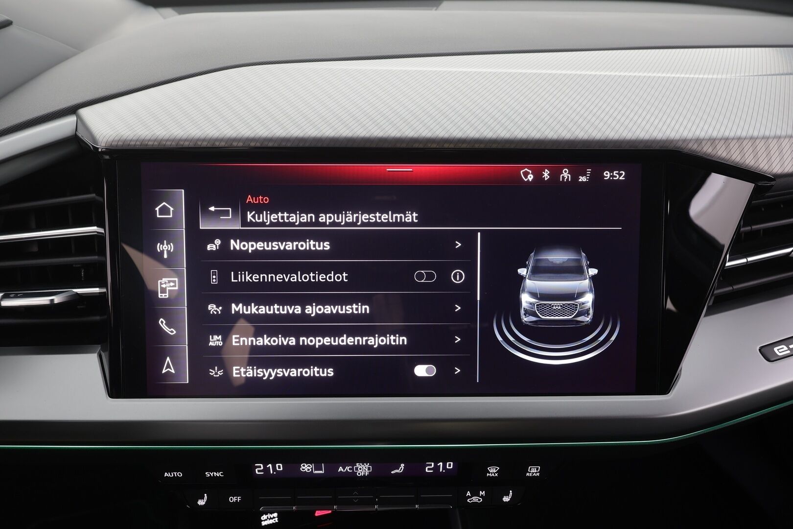 AUDI Q4 E-TRON 2023 40 Sportback S-line - | ACC | ILP | Matrix | Koukku | Sporttipenkit | P.kamera | Ambient | Audi sound system | Sähk. takaluukku |