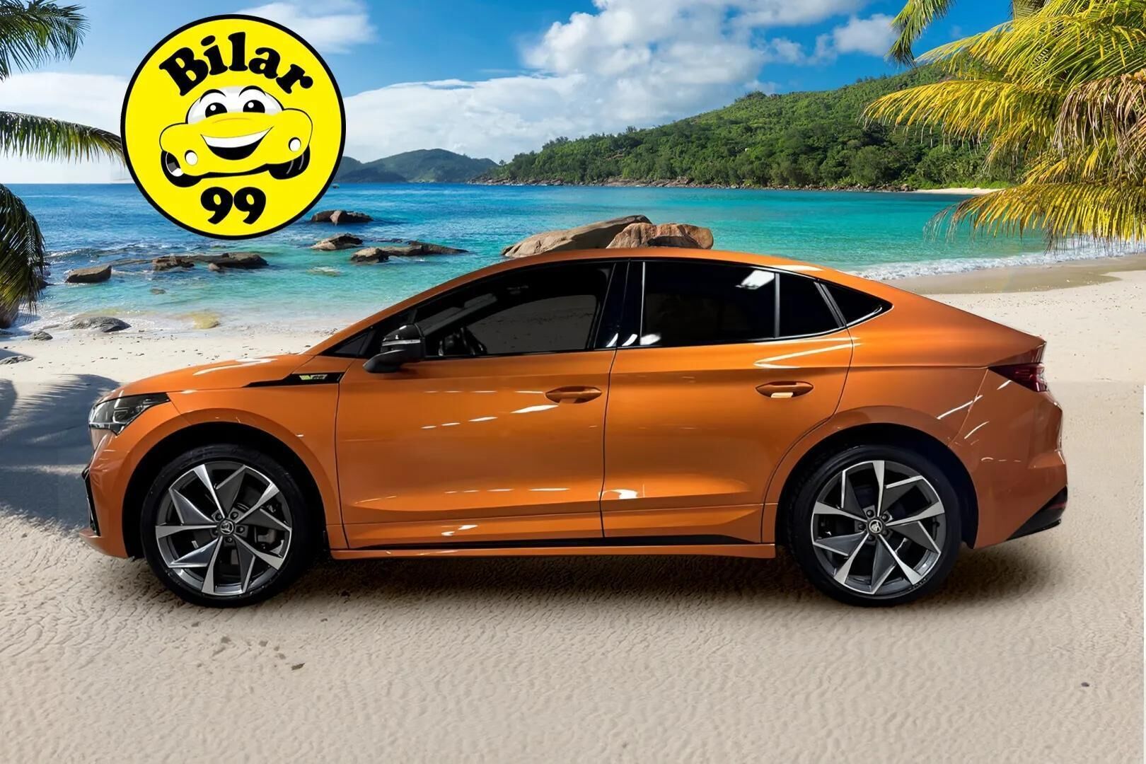 SKODA ENYAQ 2024 Coupe 85x 4x4 RS  ** Panorama / Muistinahat / HUD / 360 / ACC ** - Akuston esilämmitys / Vetokoukku / 2x vanteet