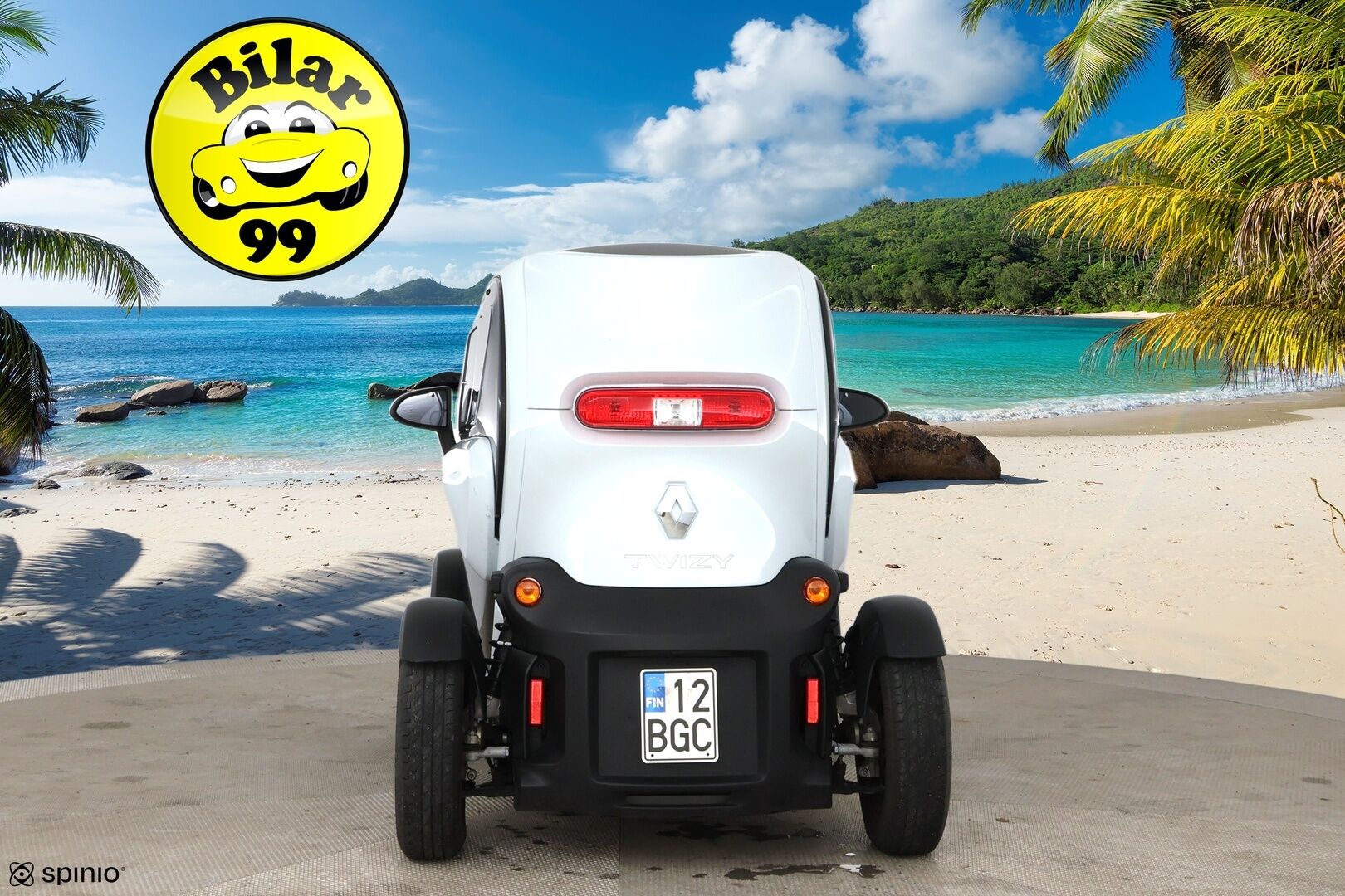Renault TWIZY 2019 7le 6,1 kWh / - YritysOutlet - Myydään vain yrityksille - Tämä auto myydään YritysOutlet -valikoimasta vain yritykselle / Suomi-auto / Huoltokirja / Digimittaristo