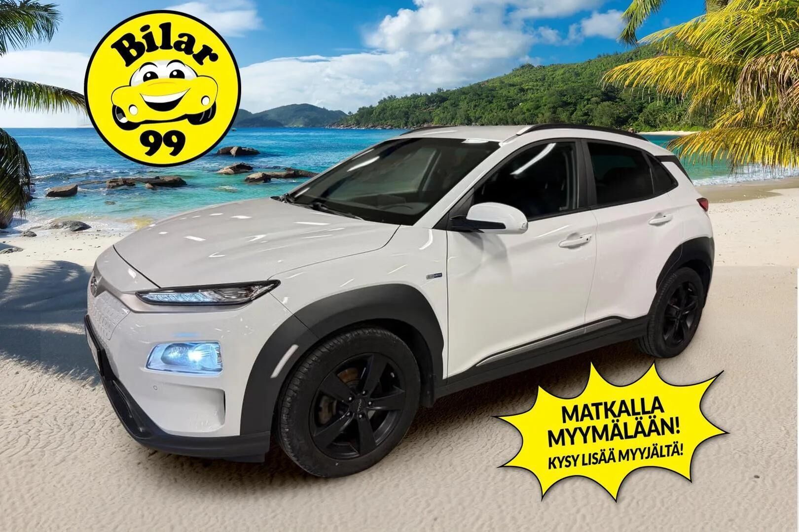 HYUNDAI KONA 2021 electric 64 kWh 204 hv Premium - Krell | Ilmastoidut nahat | HUD | ACC | ILP | Kamera | 2x vanteet - KORKO VAIN 3,99 %