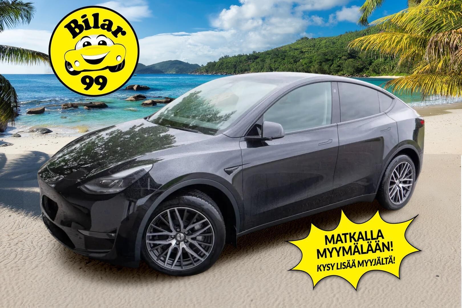 TESLA MODEL Y 2023 Long Range Dual Motor - | Lasikatto | ILP | Premium Audio | P.Kamera | Matrix-LED | Mustat nahat | Enhanced Autopilot | Ratinlämmitin |