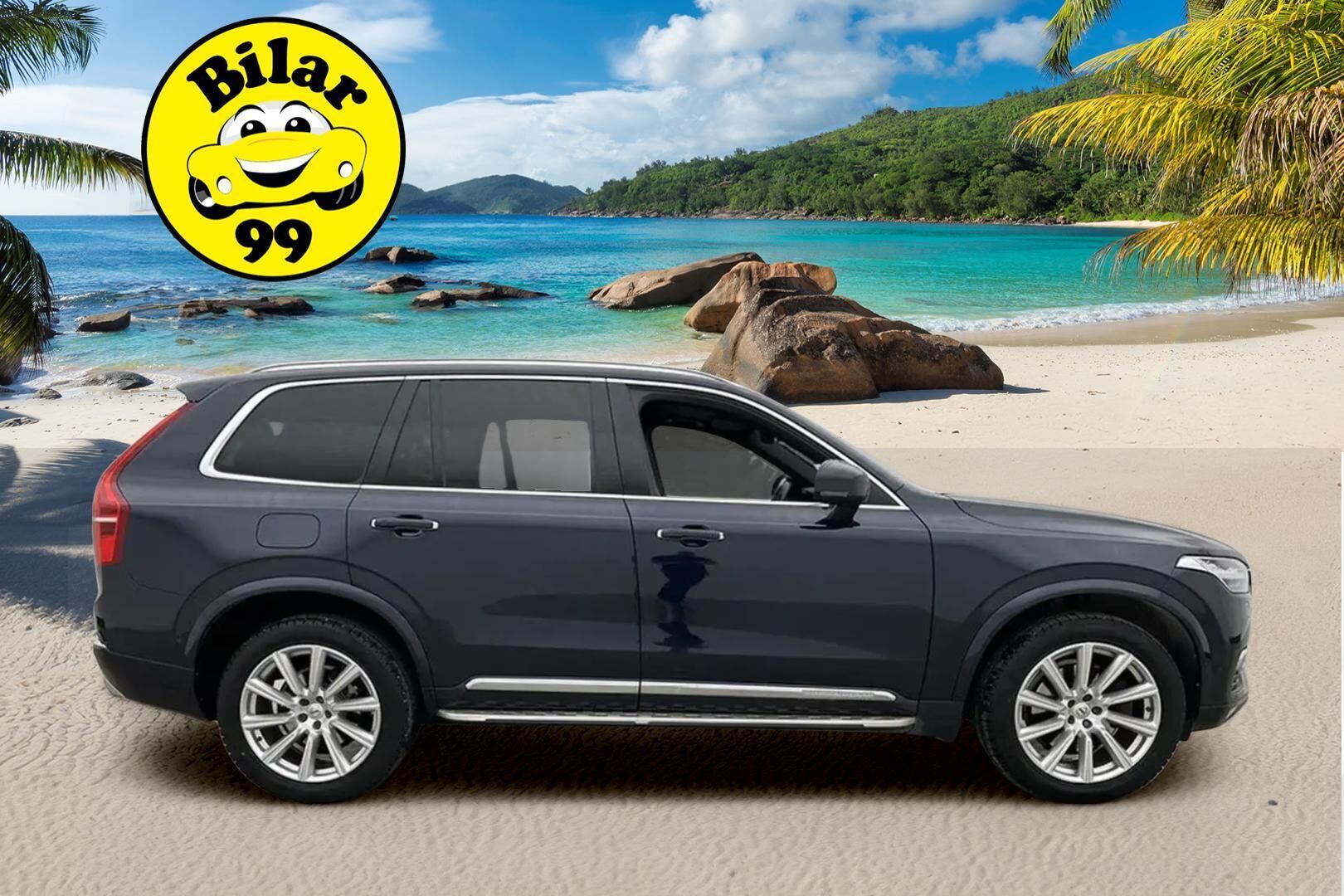 Volvo XC90 2016 D5 AWD Inscription aut 7-Paik - 3,99 % KORKOTARJOUS TÄHÄN AUTOON - Adapt.vakkari / Webasto / HUD / Ilma-alusta / Kamera / Koukku / TULOSSA