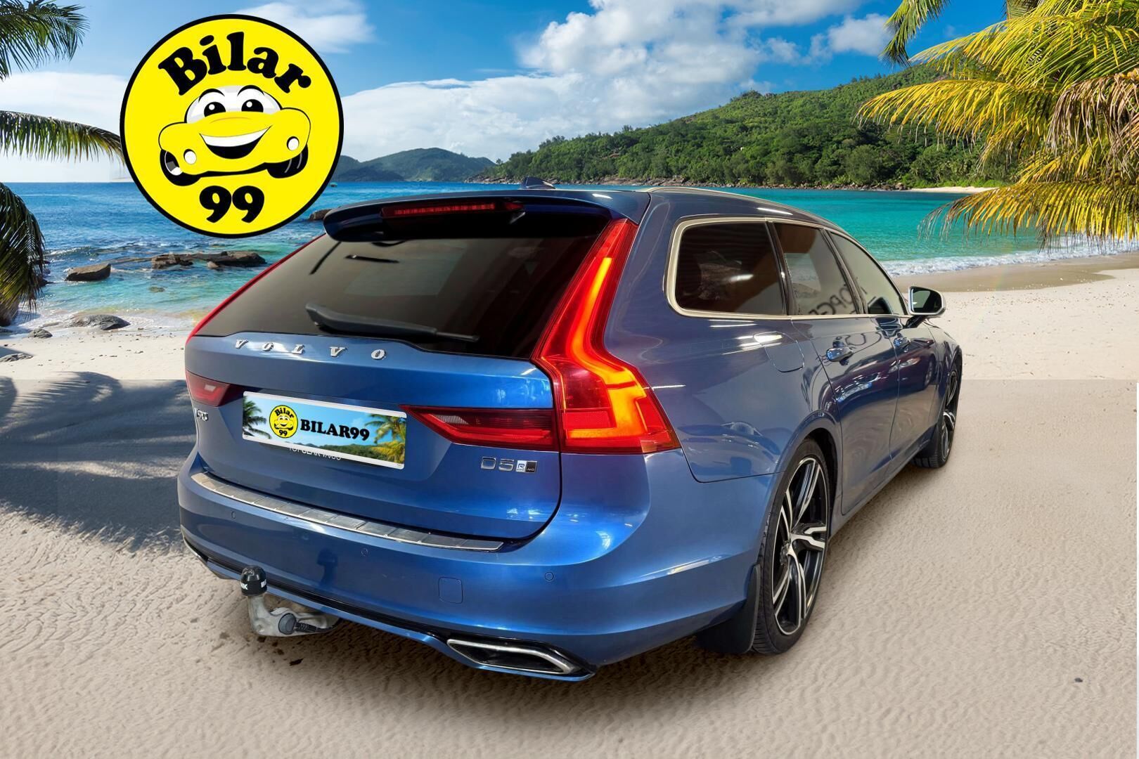 Volvo V90 2017 D5 AWD R-Design aut. ** Webasto / Adapt.vakkari / Koukku / Muistipenkki / TULOSSA ** - 3,99 % KORKOTARJOUS TÄHÄN AUTOON - 