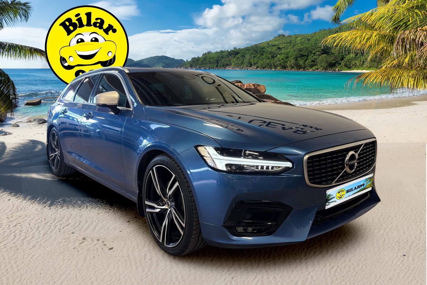 Volvo V90 2017 D5 AWD R-Design aut. ** Webasto / Adapt.vakkari / Koukku / Muistipenkki / TULOSSA ** - 3,99 % KORKOTARJOUS TÄHÄN AUTOON - 