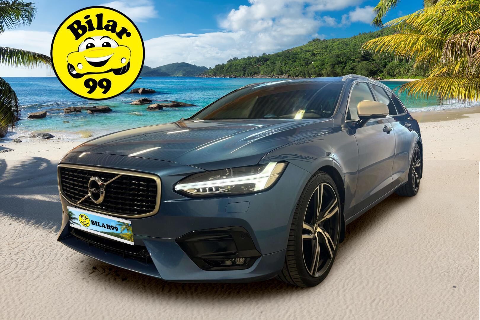 Volvo V90 2017 D5 AWD R-Design aut. ** Webasto / Adapt.vakkari / Koukku / Muistipenkki / TULOSSA ** - 3,99 % KORKOTARJOUS TÄHÄN AUTOON - 