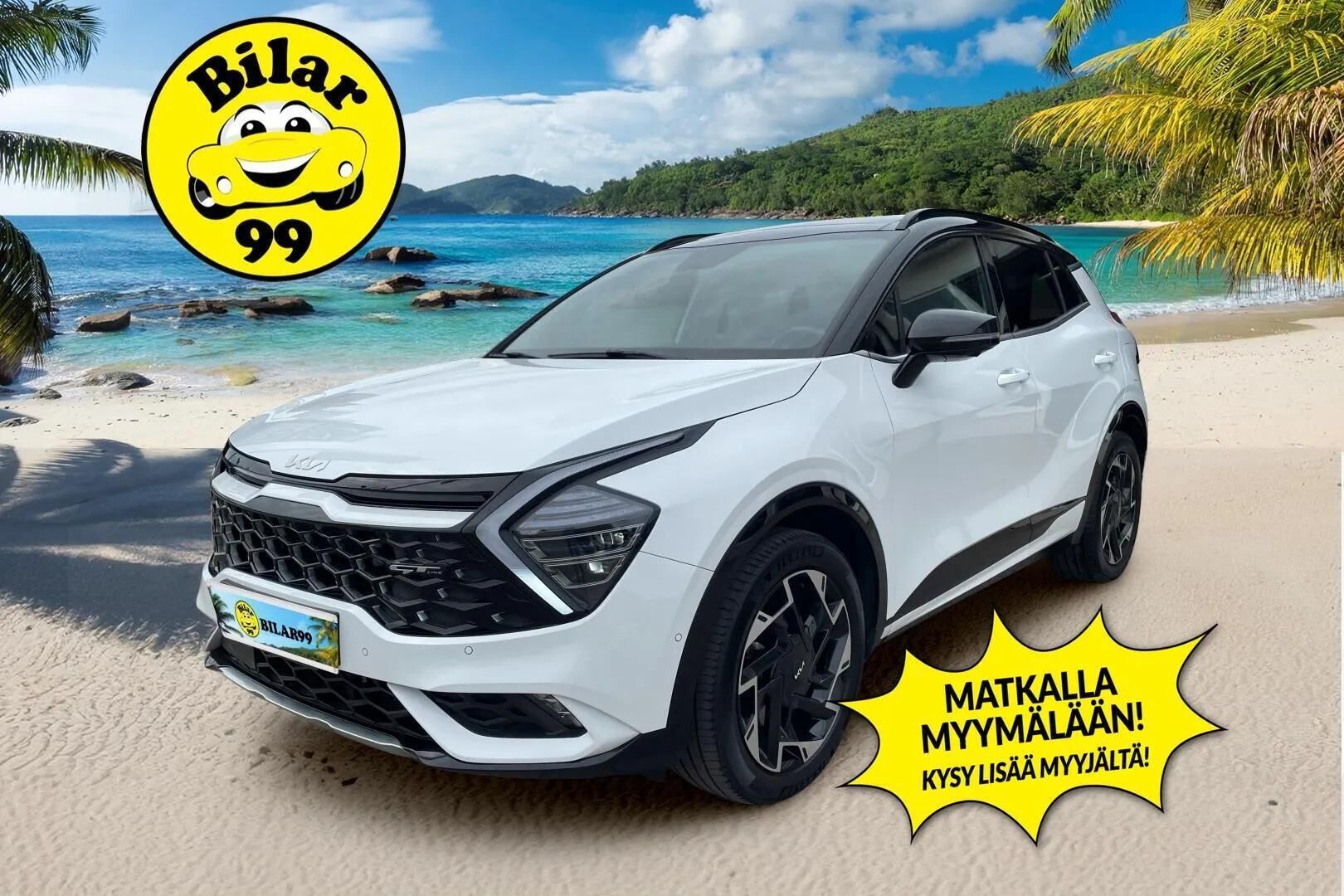 KIA SPORTAGE 2022 1,6 T-GDI AWD Plug-in Hybrid GT-Line AT 265hv **Adapt.vakkari / H&K / Muistipenkki / Ilmastoidut istuimet / KeylessGo / - 3,99 % KORKOTARJOUS TÄHÄN AUTOON - Panorama / 360 Kamera / Merkkihuollettu