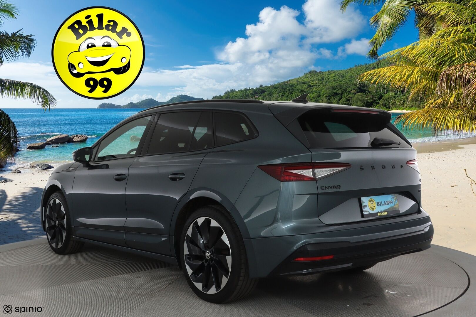SKODA ENYAQ 2022 80 SportLine iV * Panorama / Lämpöpumppu / Muistipenkit / HUD / Adapt.vakkari / P.kamera / Apple&Android / Keyless - 3,99 % KORKOTARJOUS TÄHÄN AUTOON - 