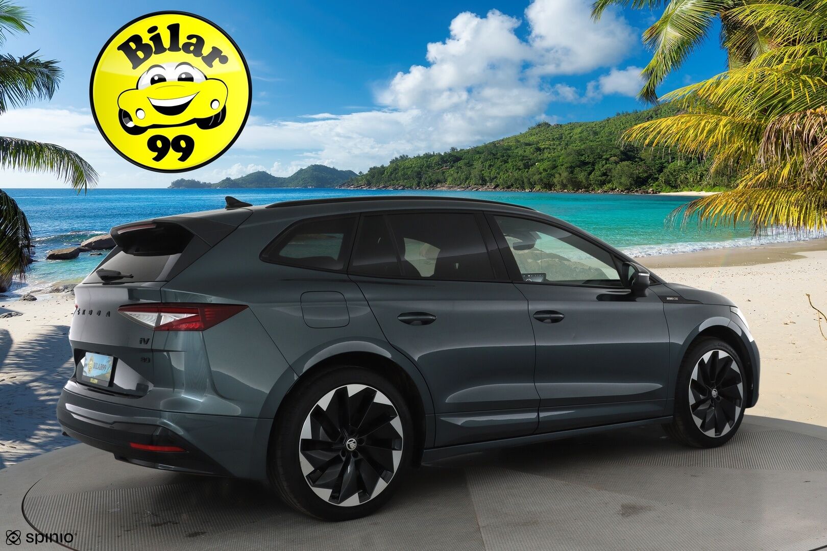 SKODA ENYAQ 2022 80 SportLine iV * Panorama / Lämpöpumppu / Muistipenkit / HUD / Adapt.vakkari / P.kamera / Apple&Android / Keyless - 3,99 % KORKOTARJOUS TÄHÄN AUTOON - 