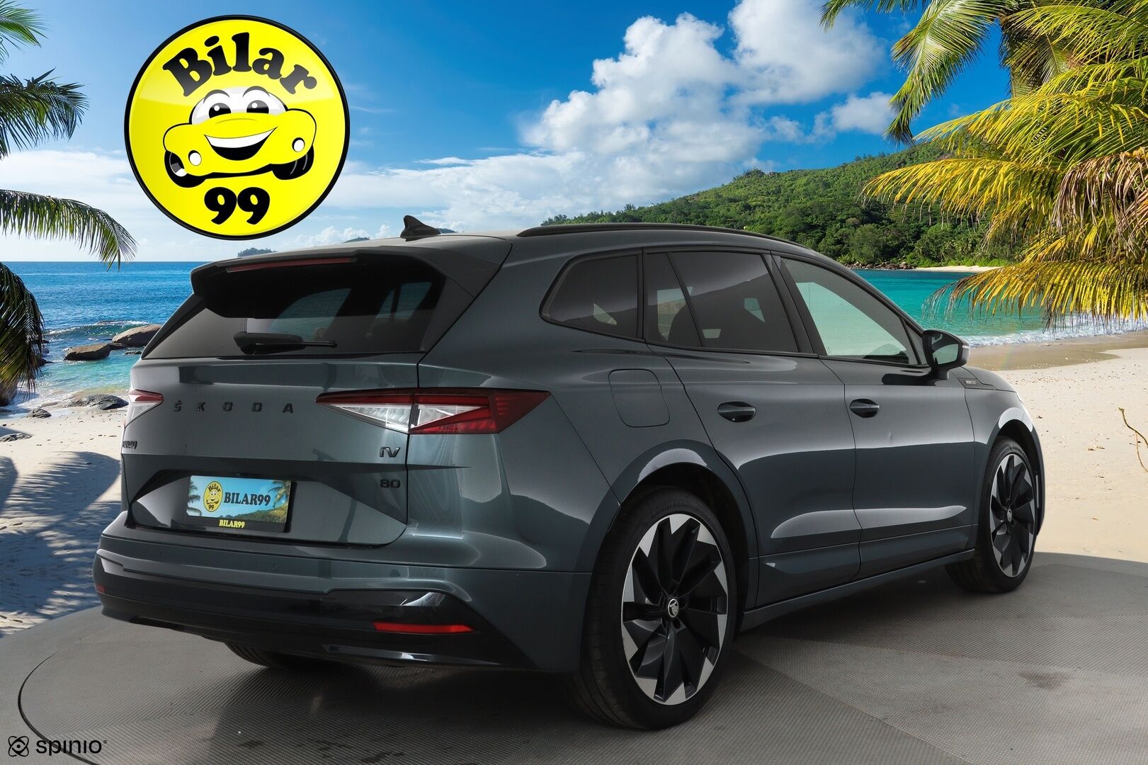 SKODA ENYAQ 2022 80 SportLine iV * Panorama / Lämpöpumppu / Muistipenkit / HUD / Adapt.vakkari / P.kamera / Apple&Android / Keyless - 3,99 % KORKOTARJOUS TÄHÄN AUTOON - 