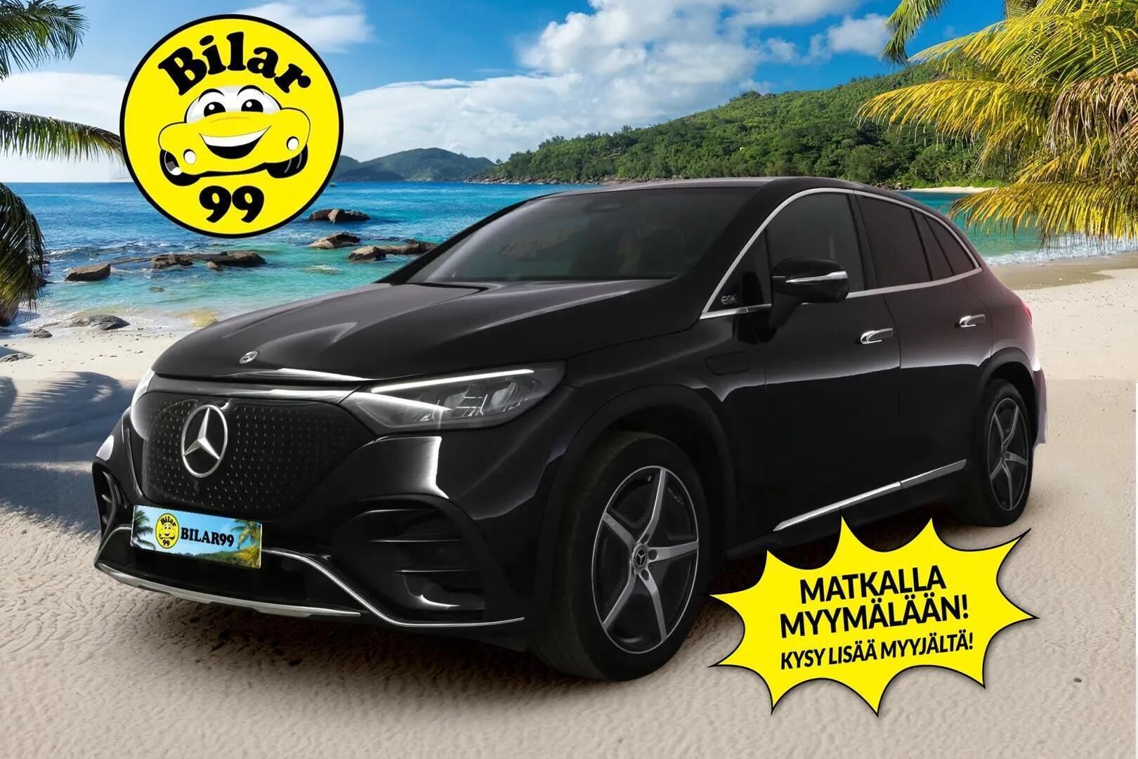 MERCEDES-BENZ EQE SUV 2023 500 4MATIC SUV AMG ** Nahkasisusta / Muistipaketti / 360° / Vetokoukku / TULOSSA ** - 2,99 % KORKOTARJOUS TÄHÄN AUTOON - Distronic PRO / 2x vanteet