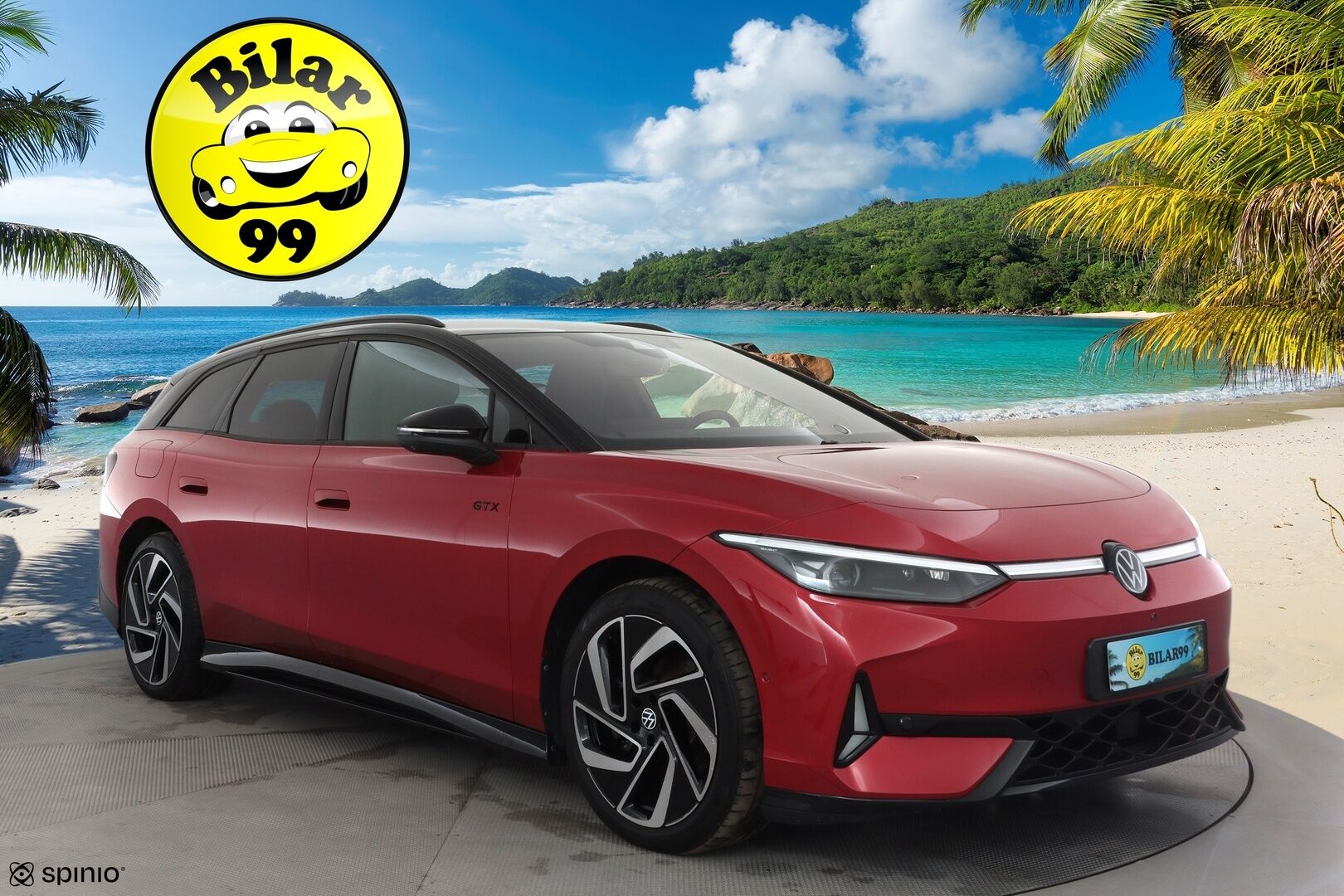 VOLKSWAGEN ID.7 2025 Tourer GTX 4Motion 250kW * ACC / HUD / H&K / Koukku / Matrix LED / 360° / ILP / Muistipenkit hieronnalla / Navi * - Kahdet renkaat aluvanteilla